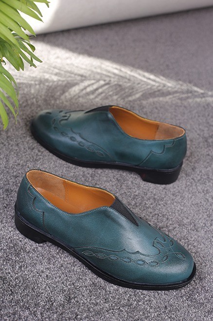 کفش چرم پرسنلی زنانه کد302