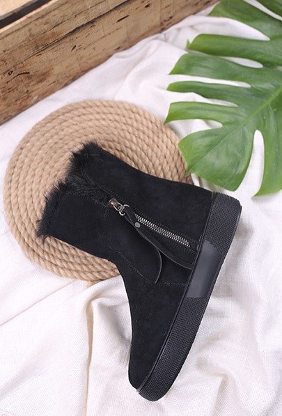 نیم بوت زنانه K خزدار