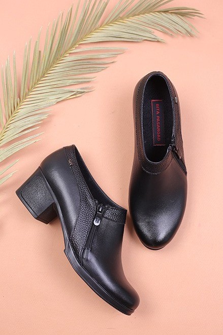 کفش پرسنلی زنانه GR بغل زیپ