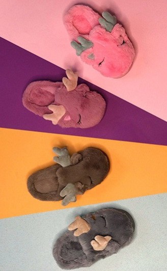 پاپوش زنانه گوزن با شاخ بزرگ