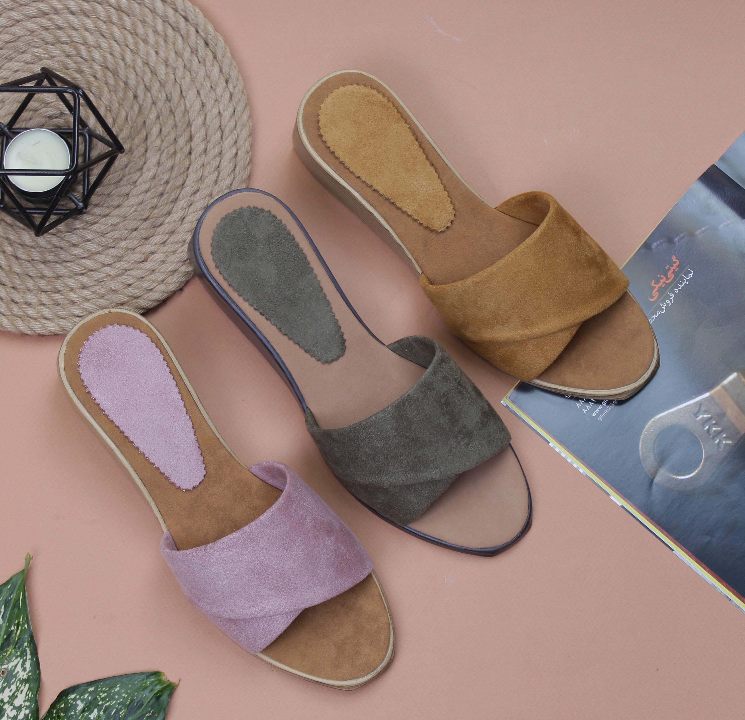 کفش صندل زنانه روفرشی شایگان