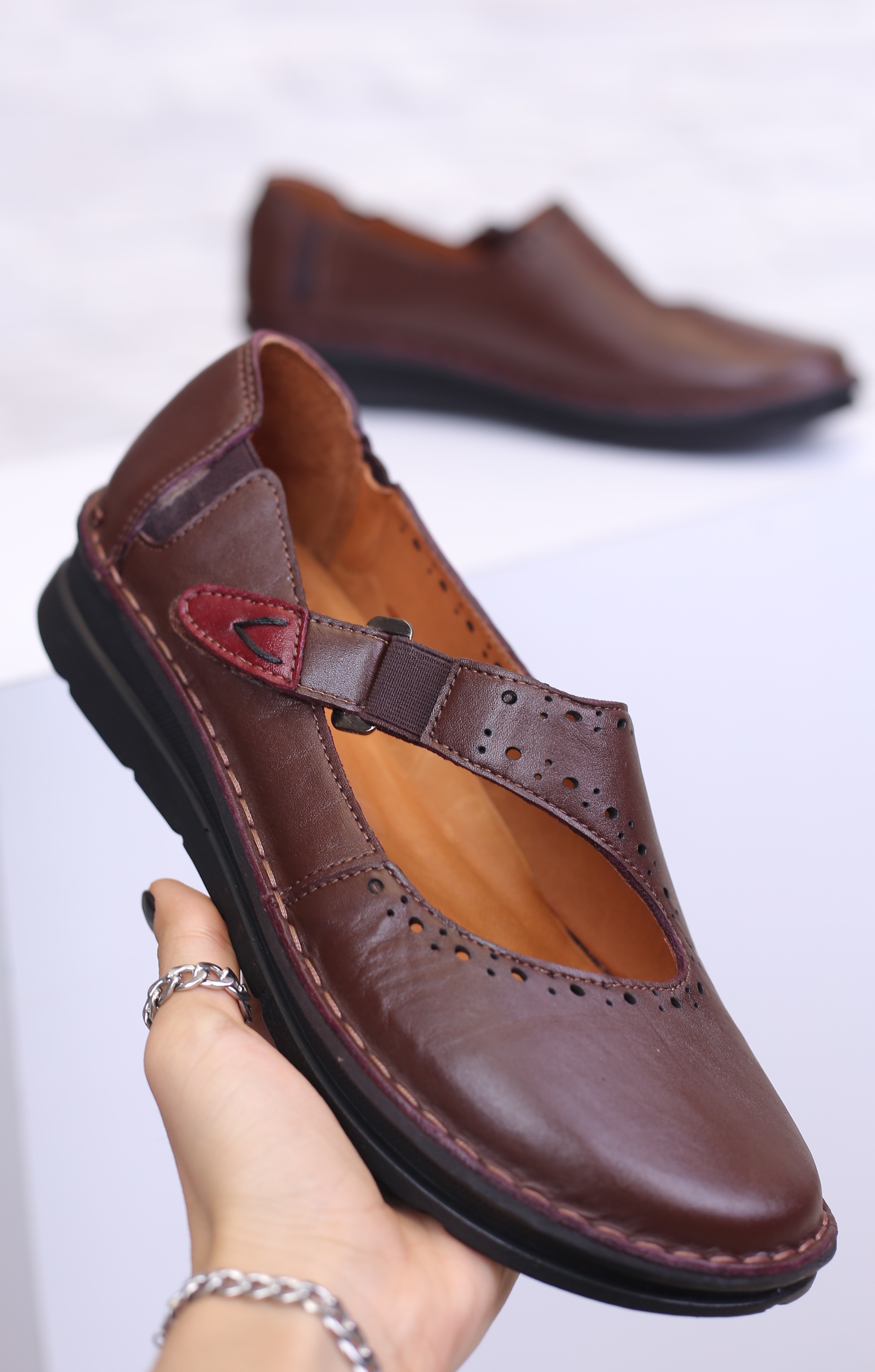 کفش چرم زنانه طبی 125