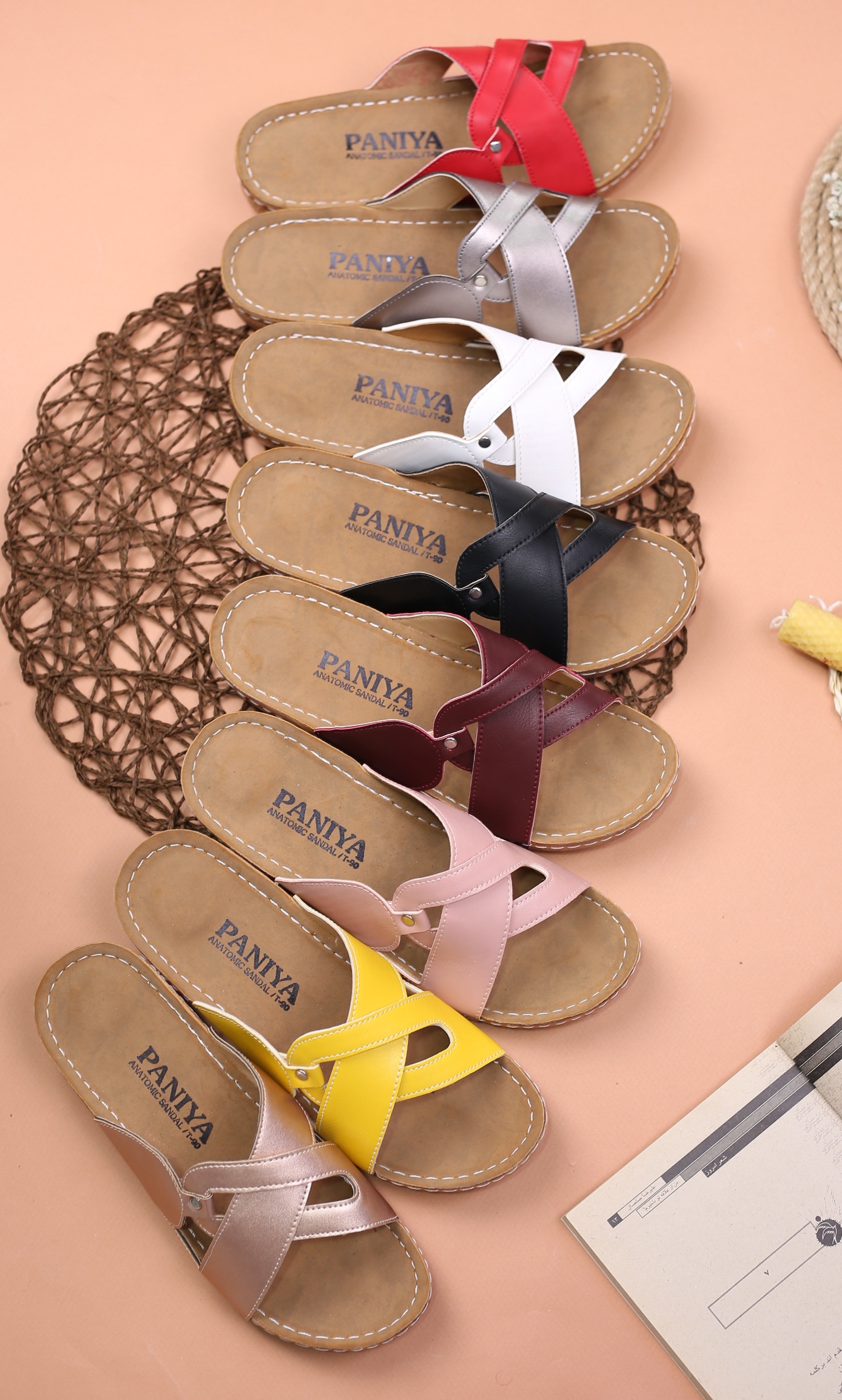 کفش صندل زنانه روفرشی کد 654