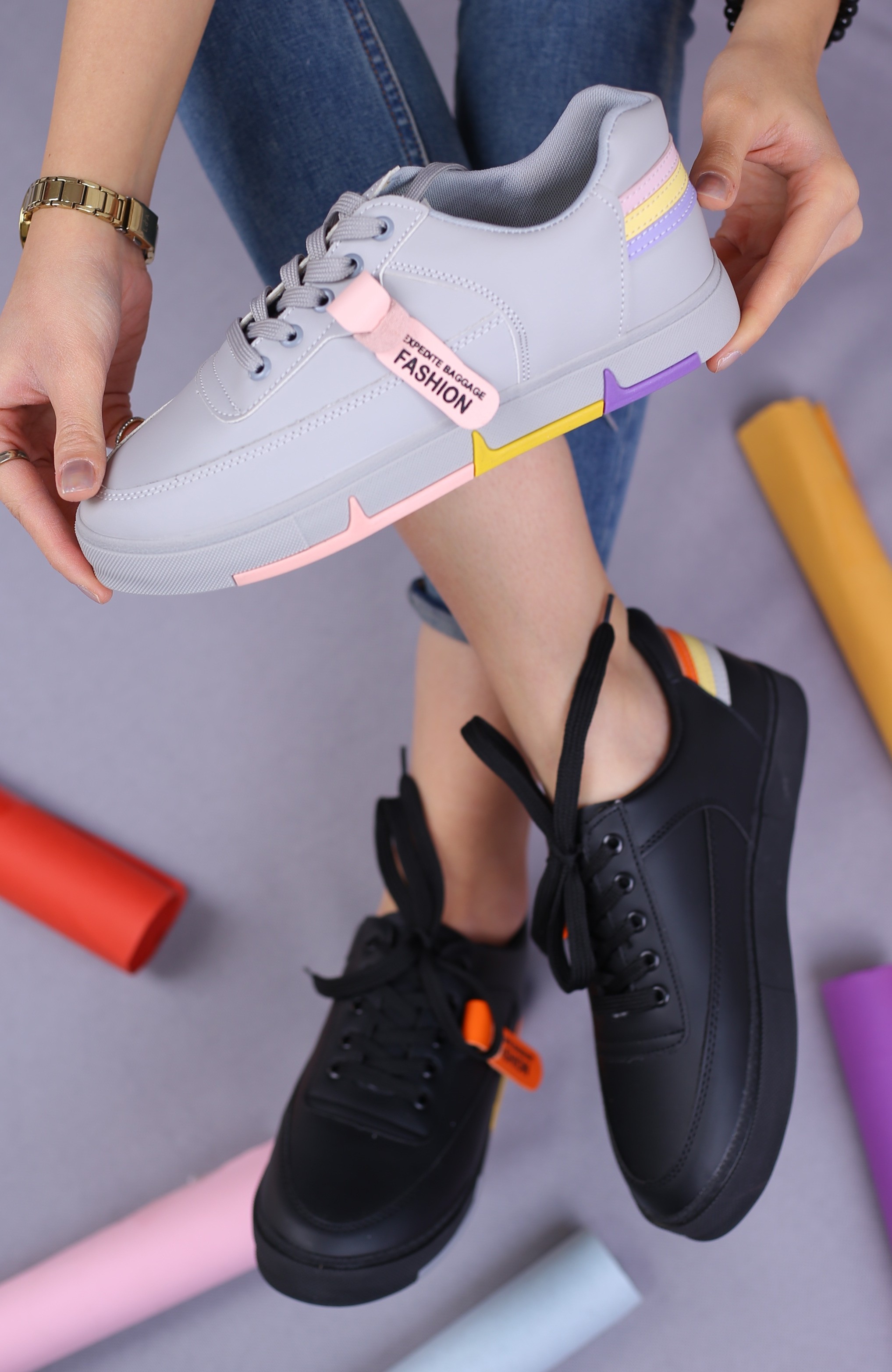 کفش اسپرت زنانه سه خط