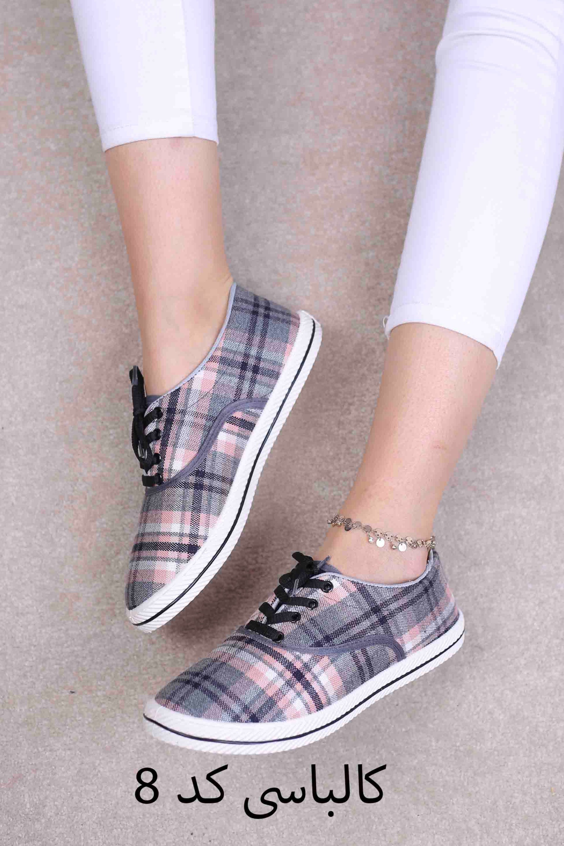 کفش ونس زنانه چهارخونه 2