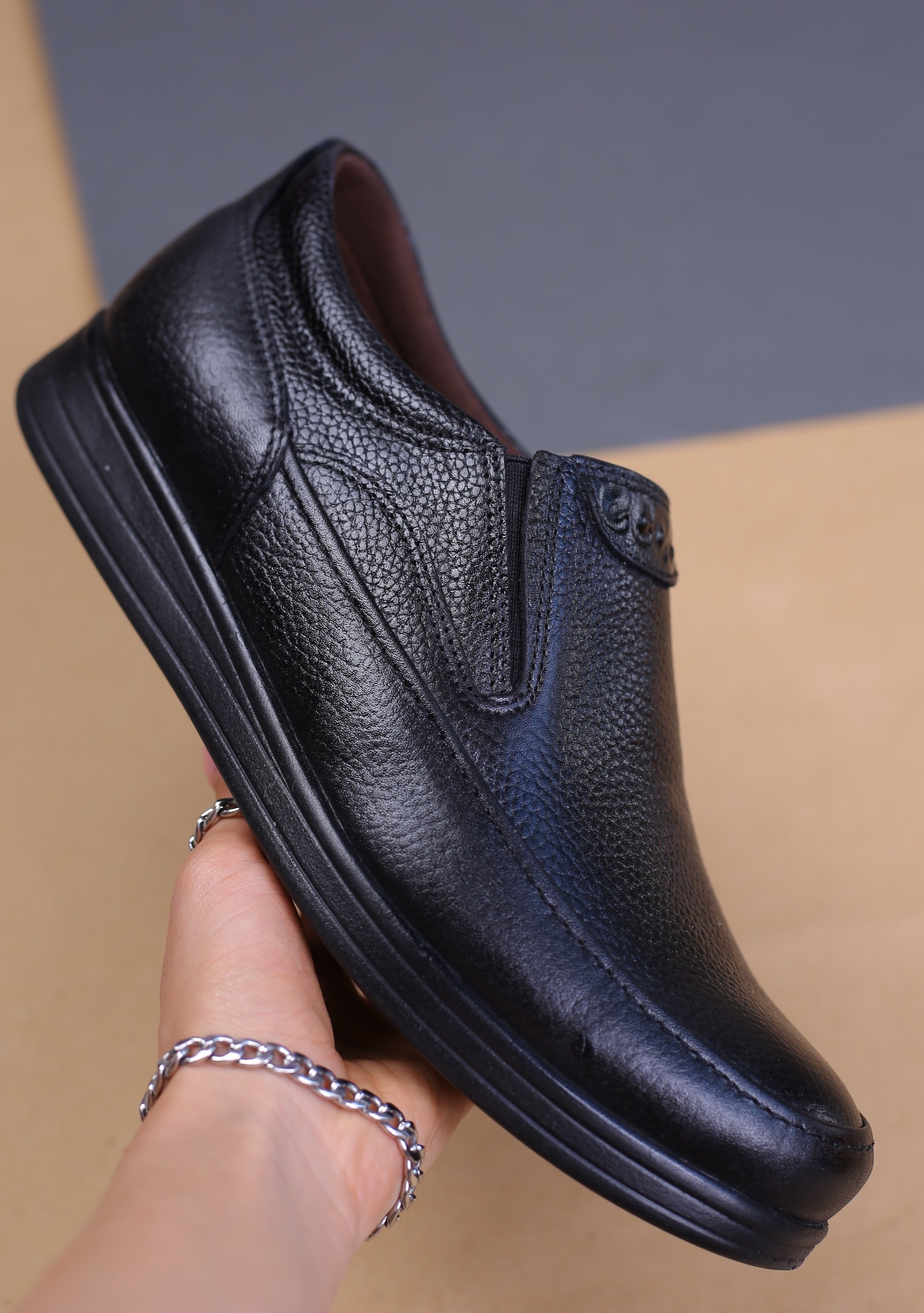 کفش چرم مردانه طبی اکو