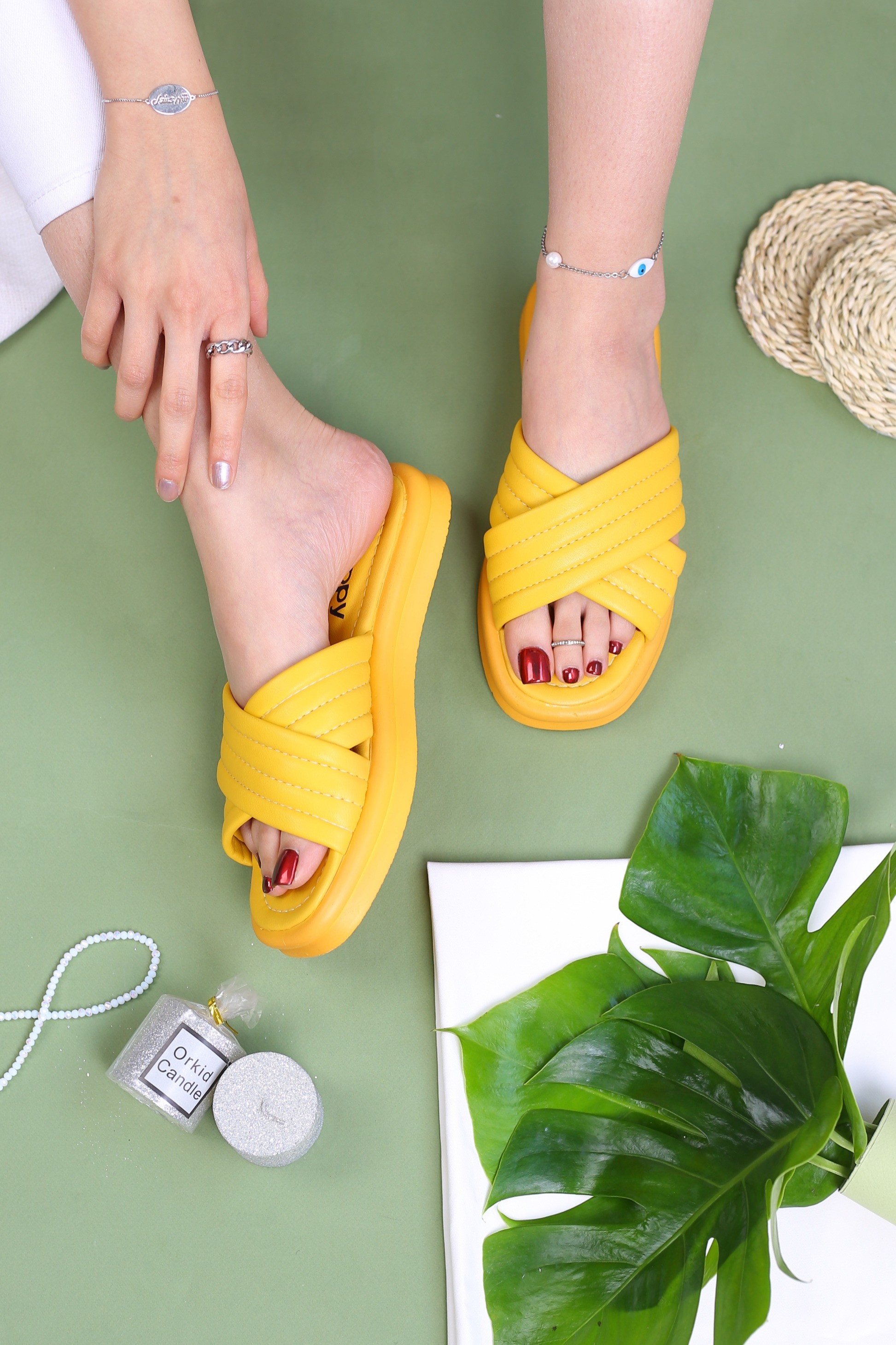 کفش صندل زنانه روفرشی پرستو ضربدری