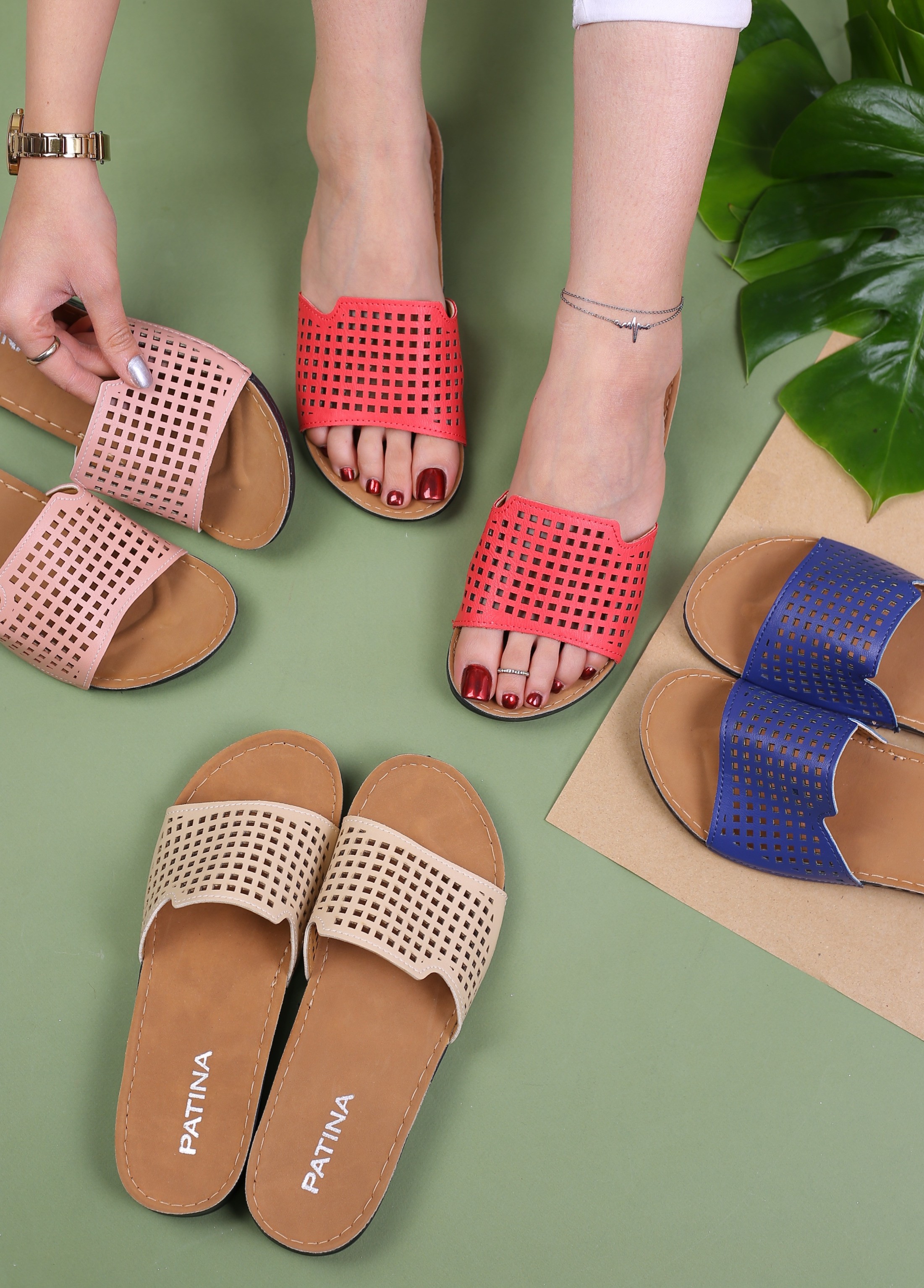 کفش صندل زنانه روفرشی پاتینا کد 226