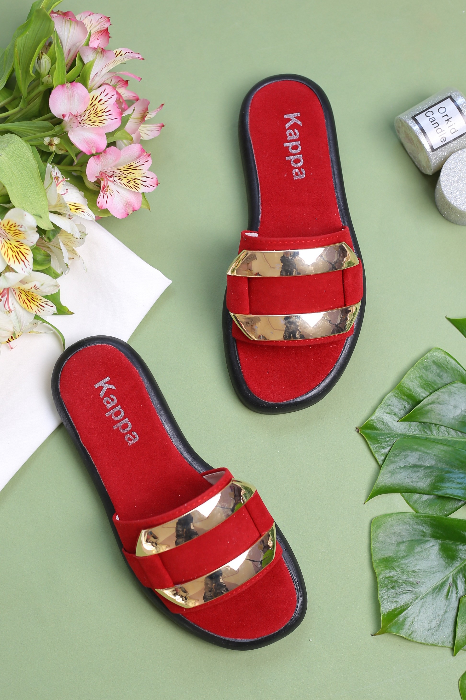 کفش صندل زنانه روفرشی کمربندی