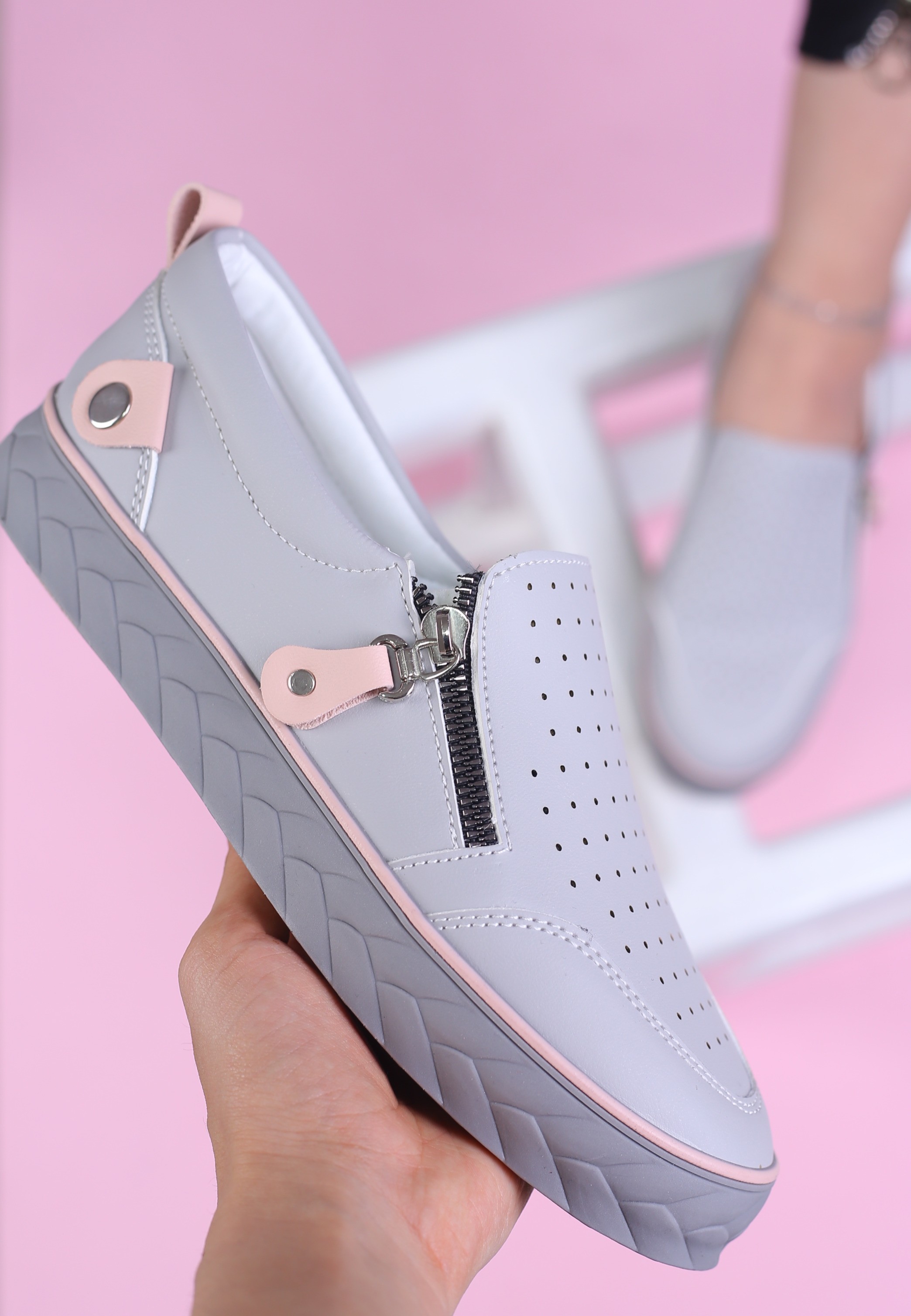 کفش کالج زنانه زیپی