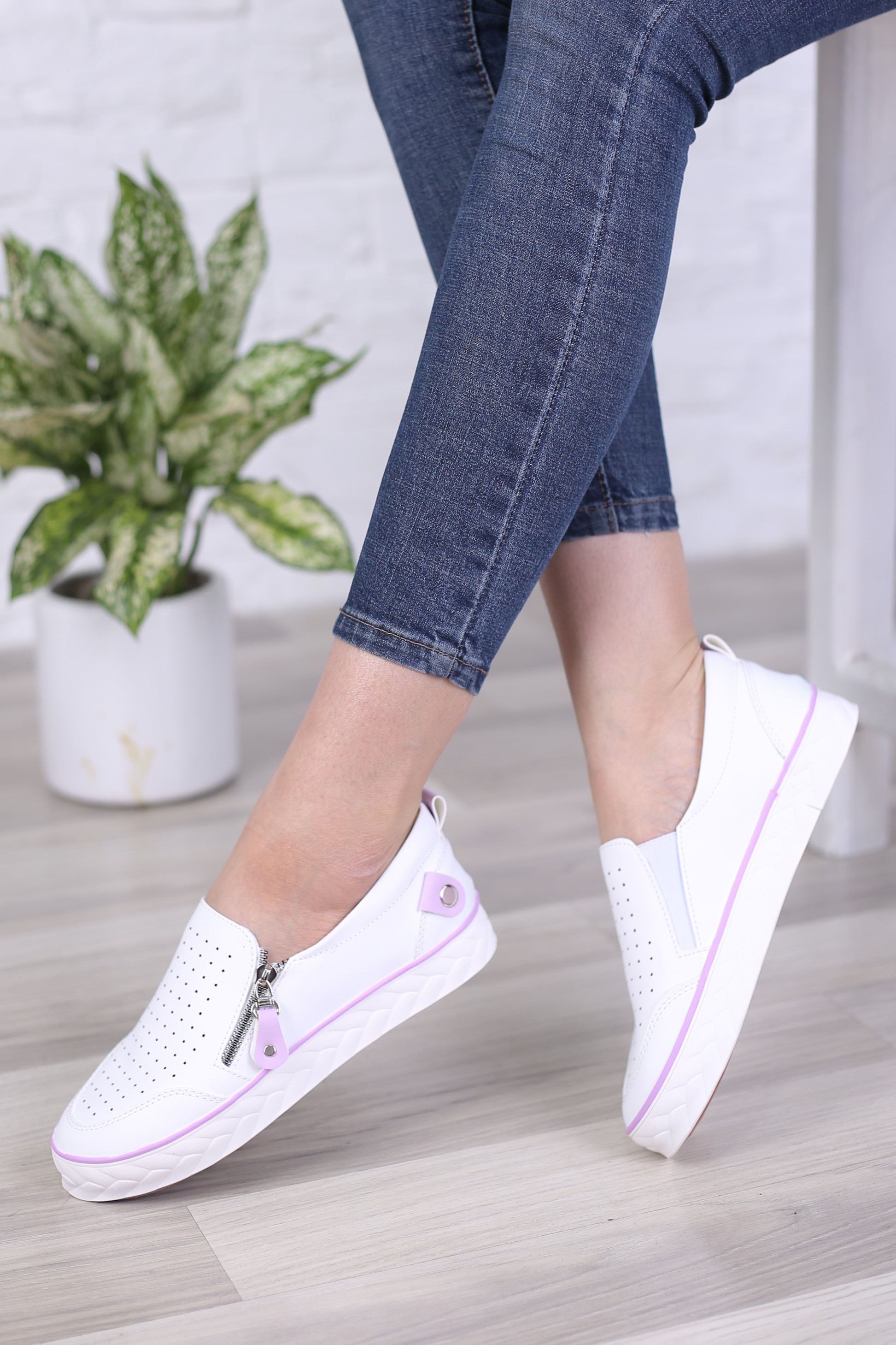 کفش کالج زنانه زیپی