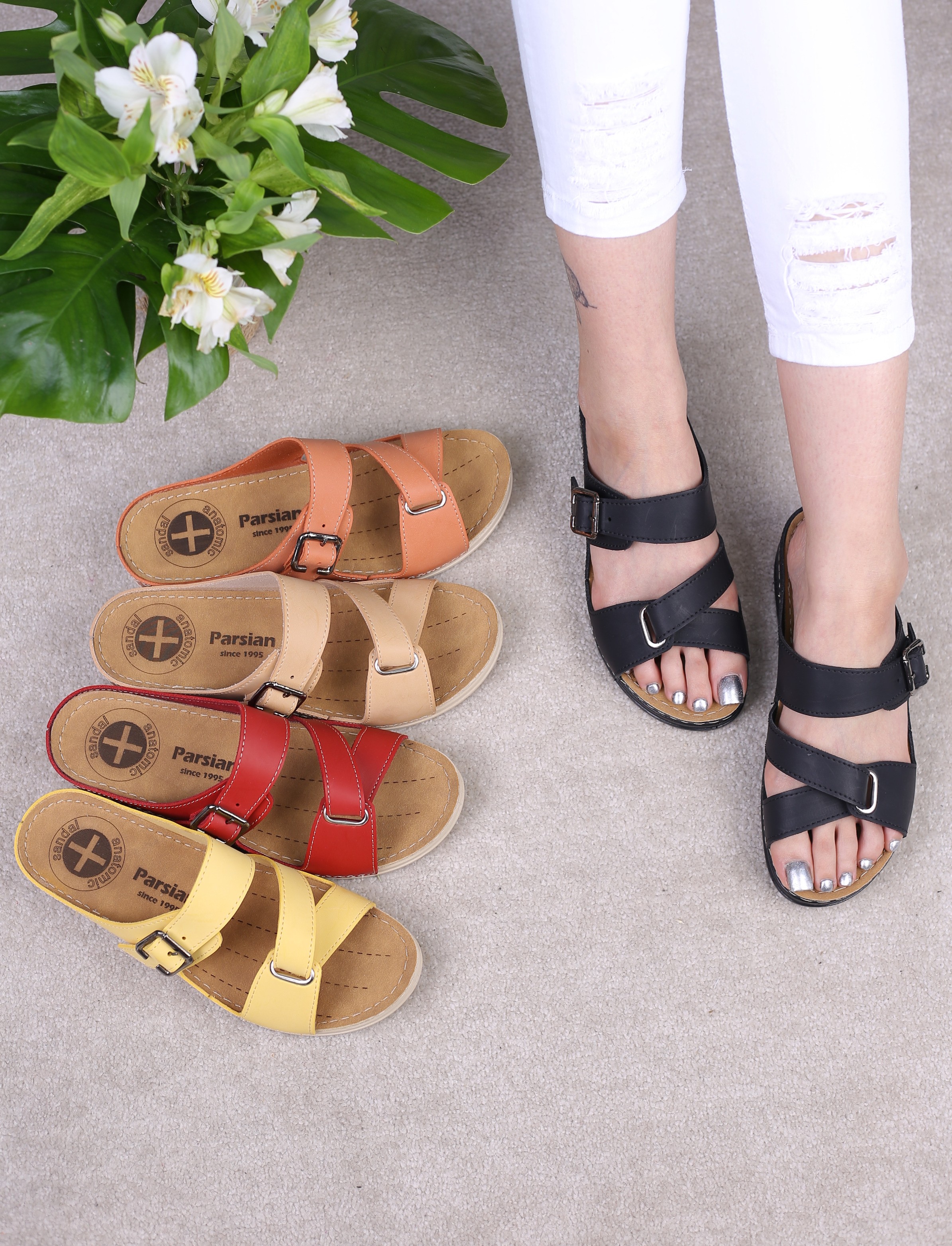 کفش صندل زنانه روفرشی سوین