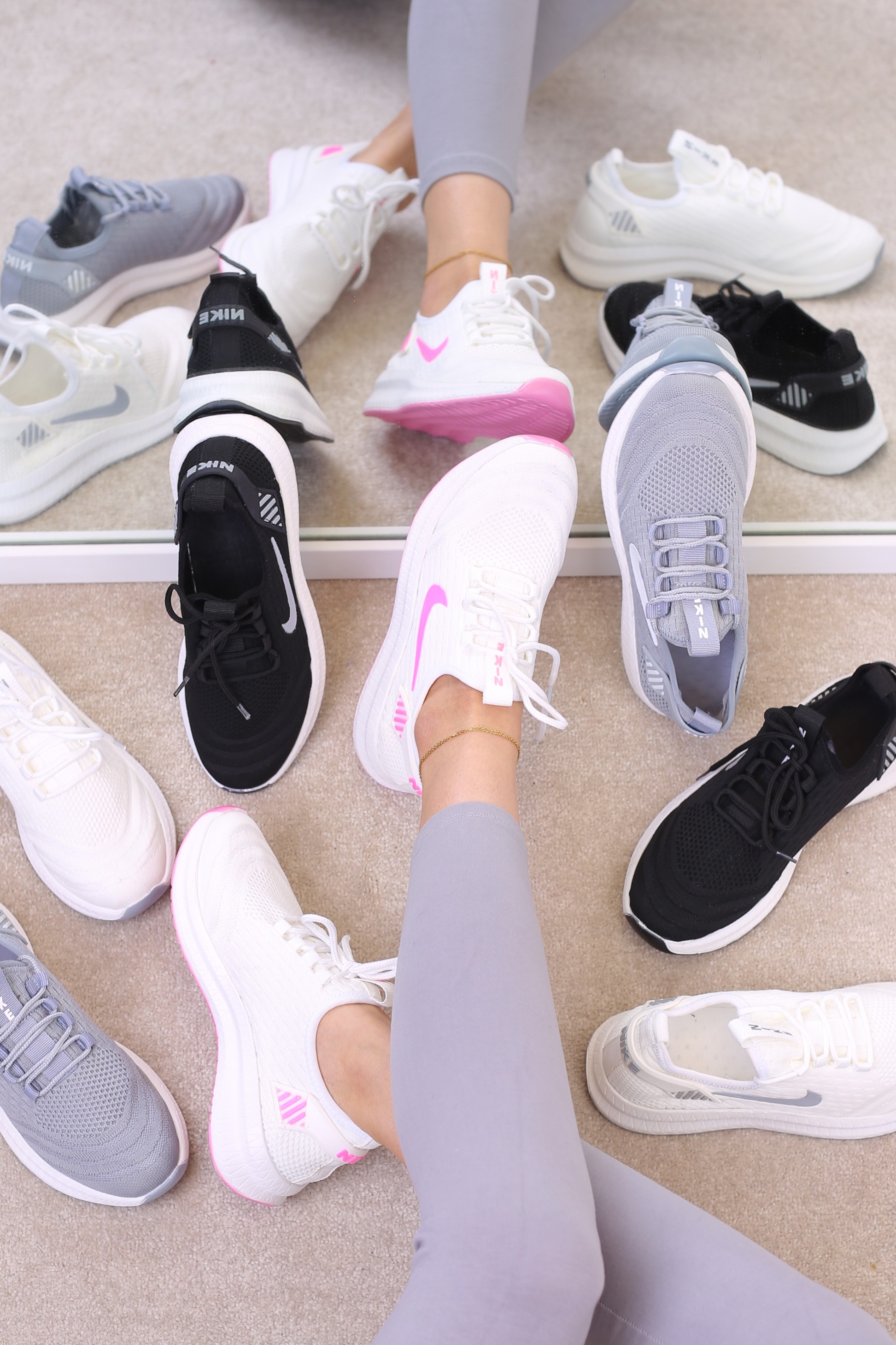 کفش اسپرت زنانه بافتی