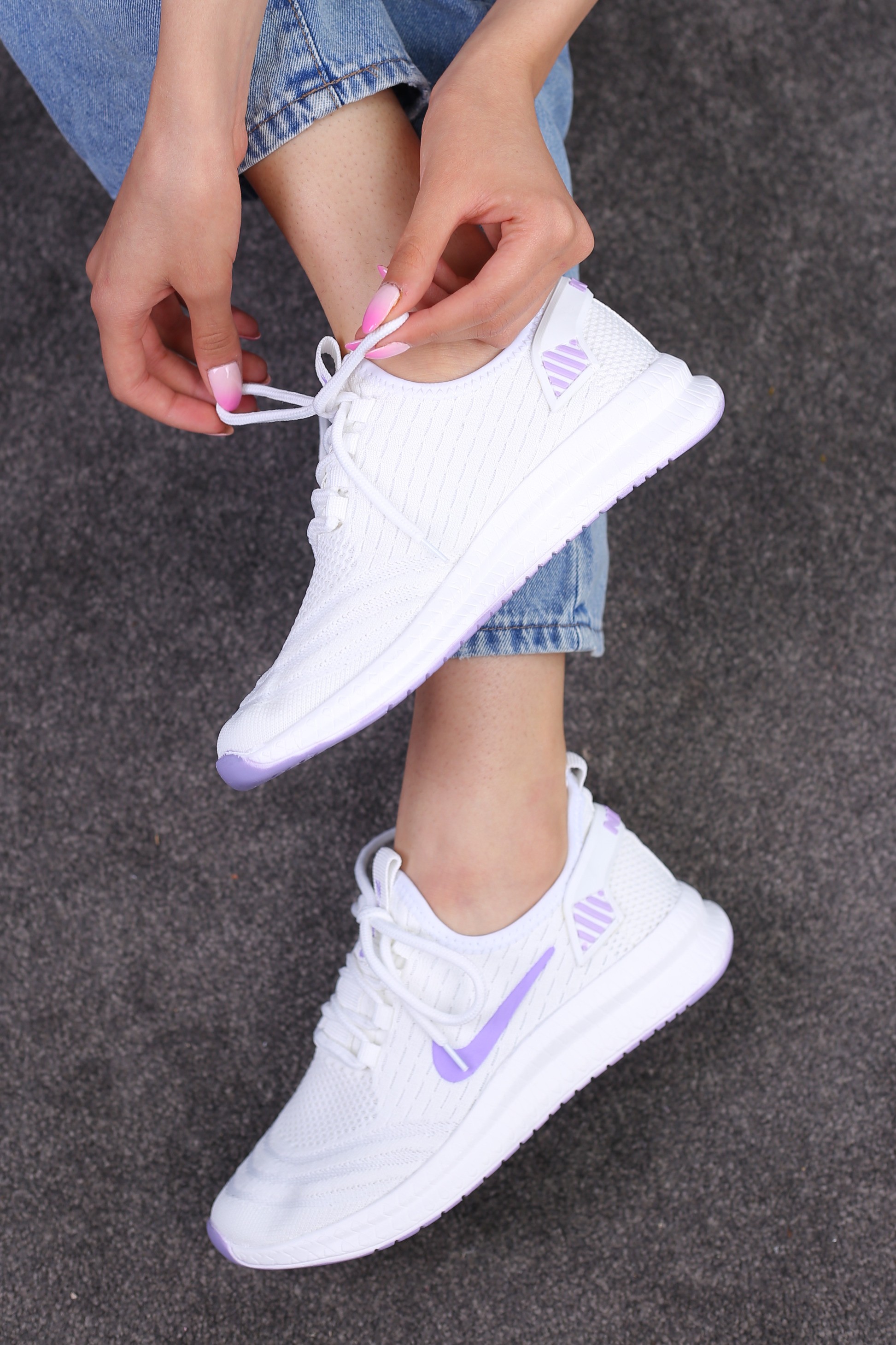 کفش اسپرت زنانه بافتی