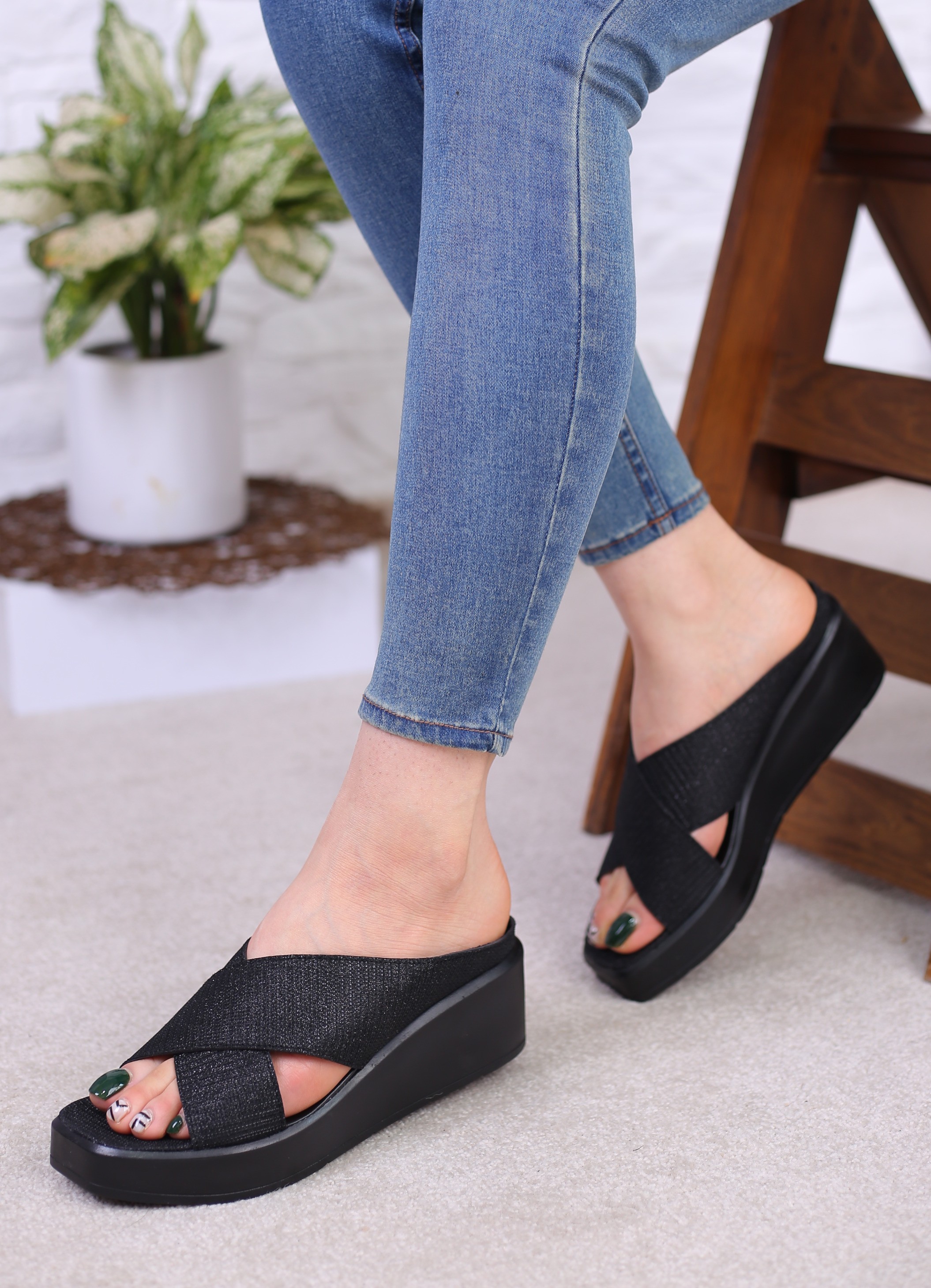 کفش صندل زنانه روفرشی مانیا لمه