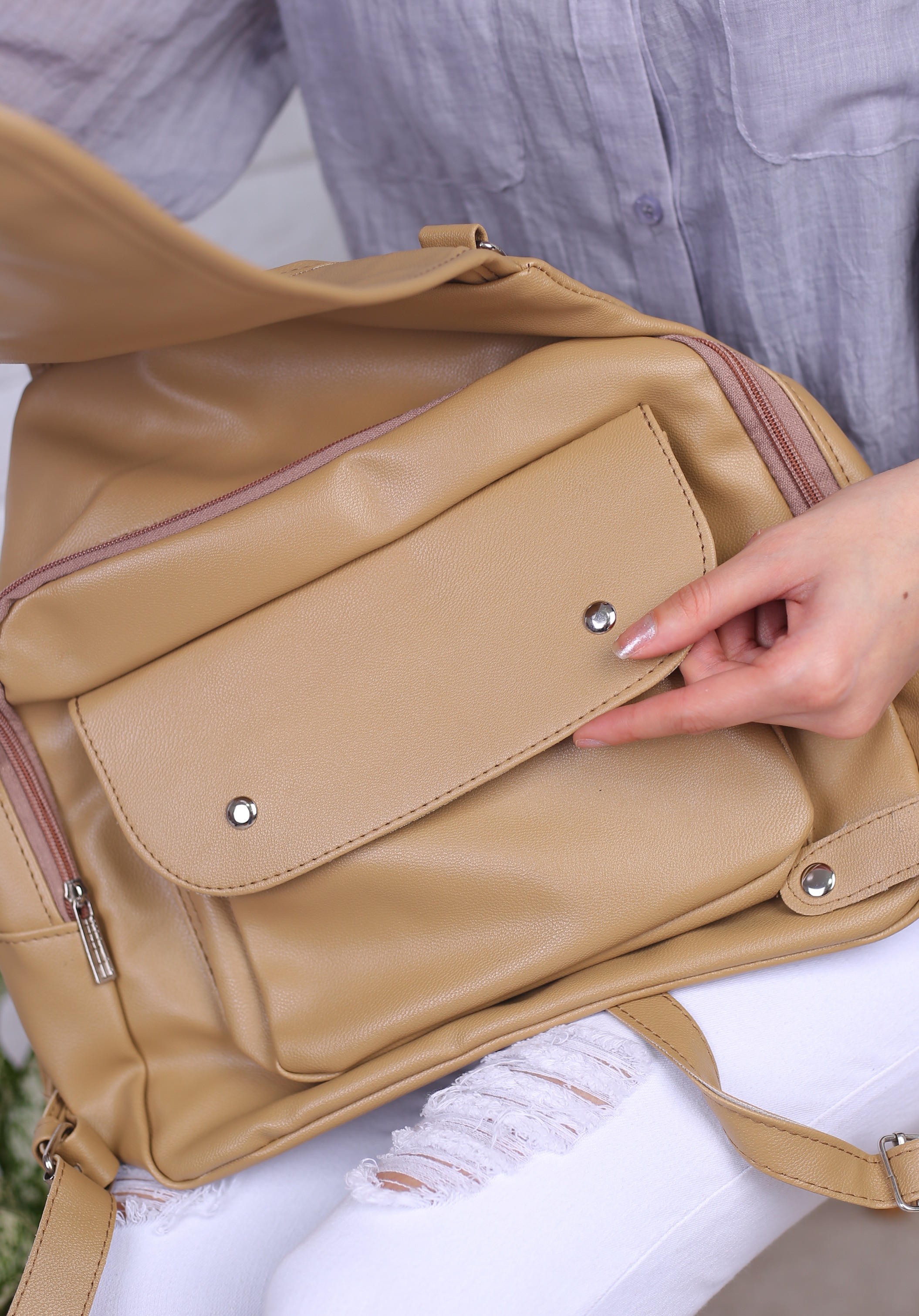 کیف کوله زیپی