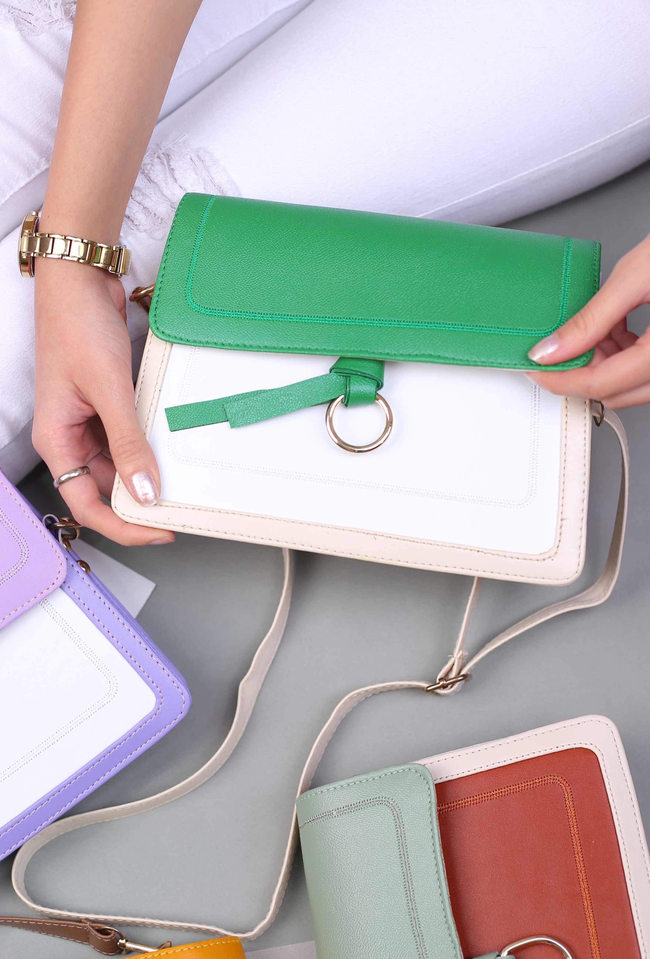 کیف دوشی زنانه کد 0791