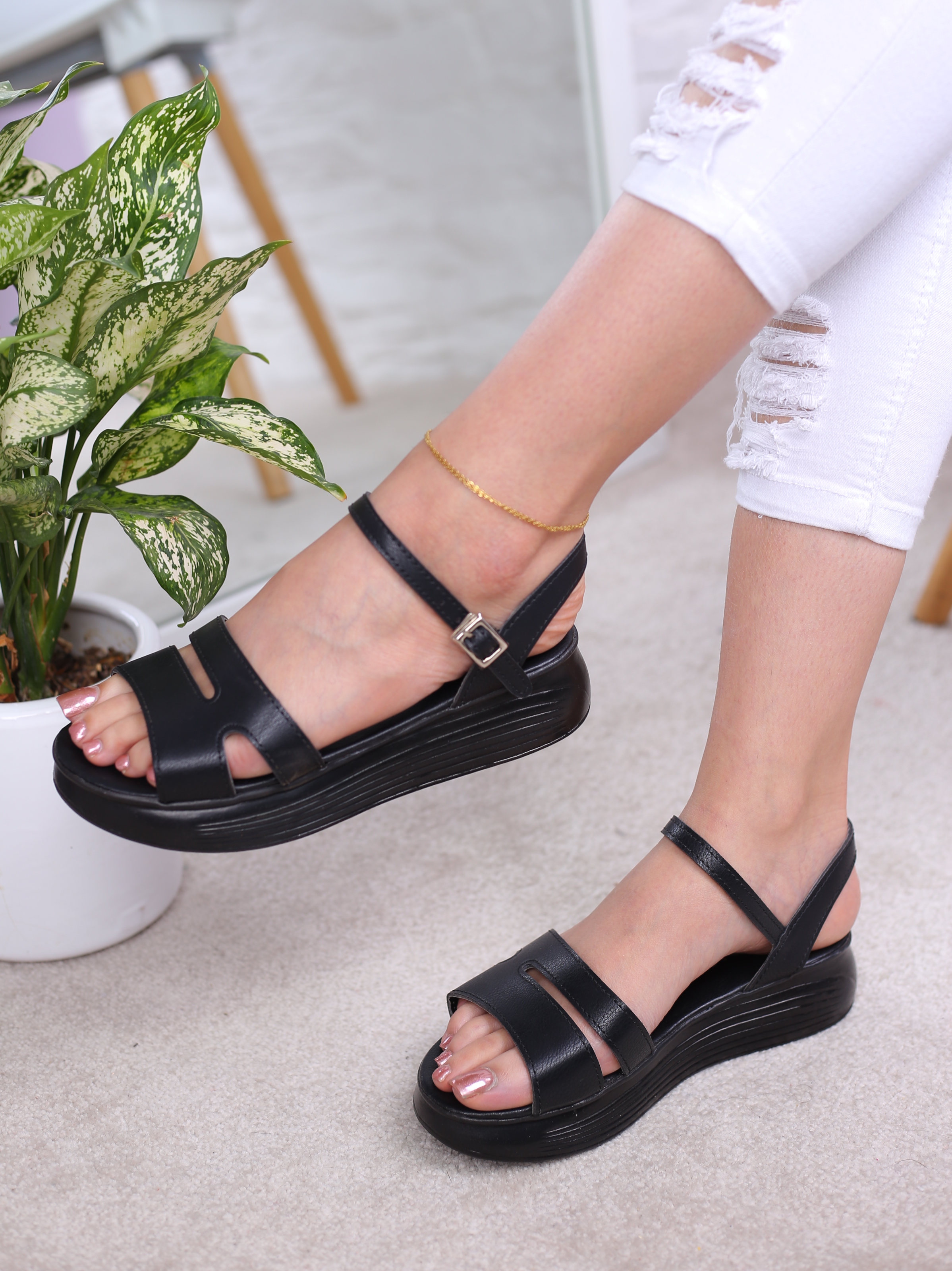 کفش صندل زنانه تابستانی رکابدار 681