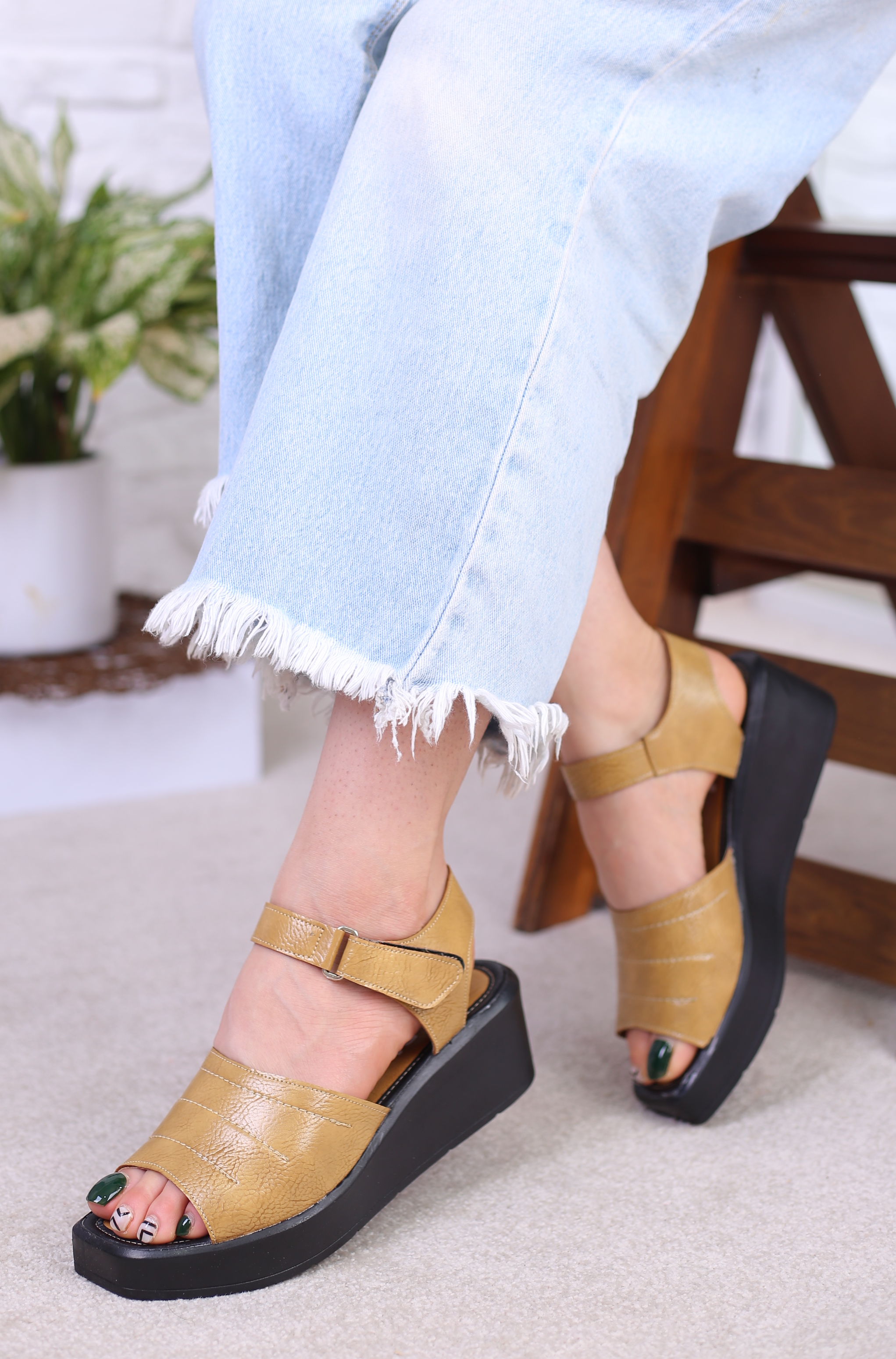 کفش صندل رکابدار تابستانی زنانه مارچ (2)