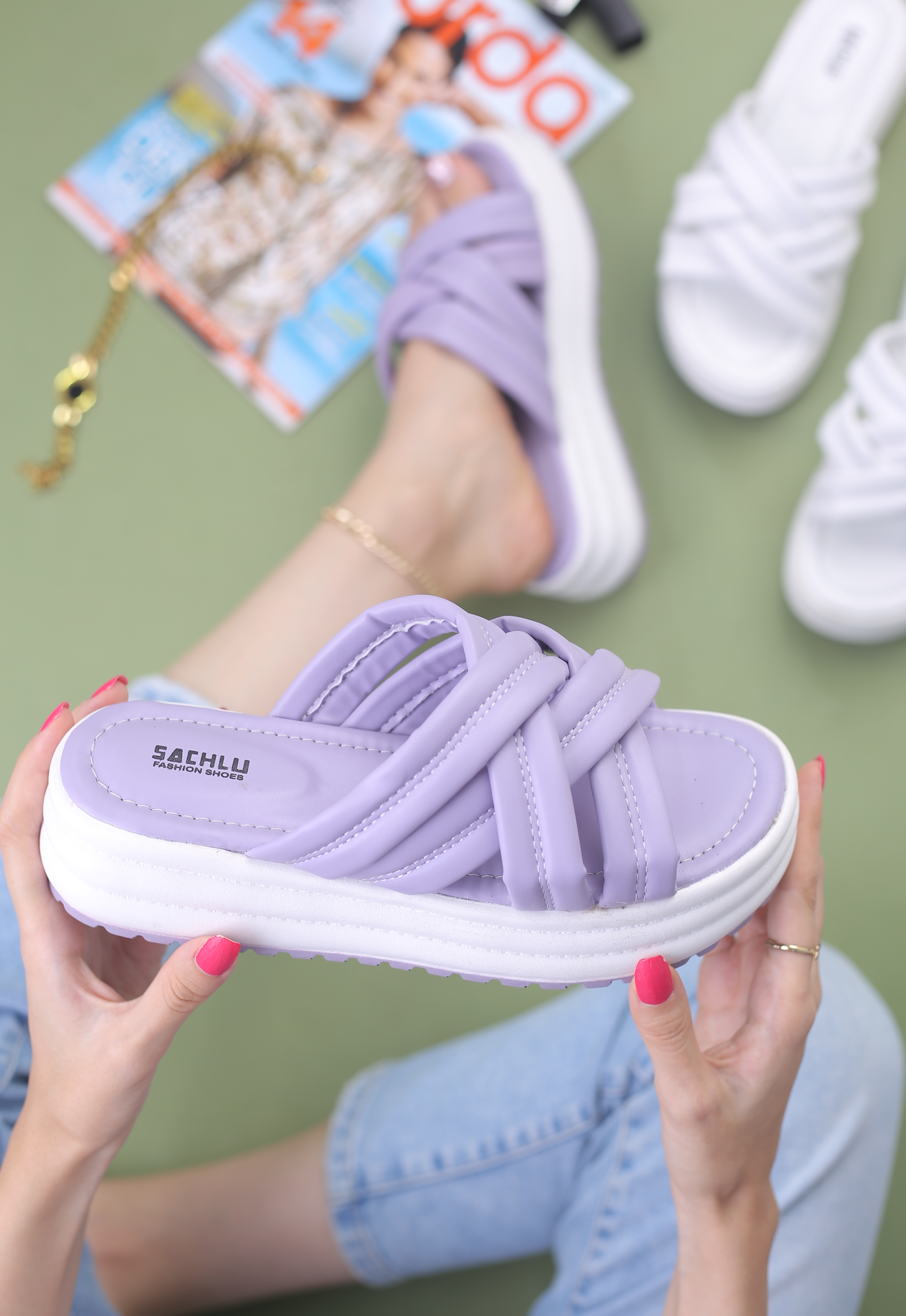 کفش صندل زنانه روفرشی ملودی