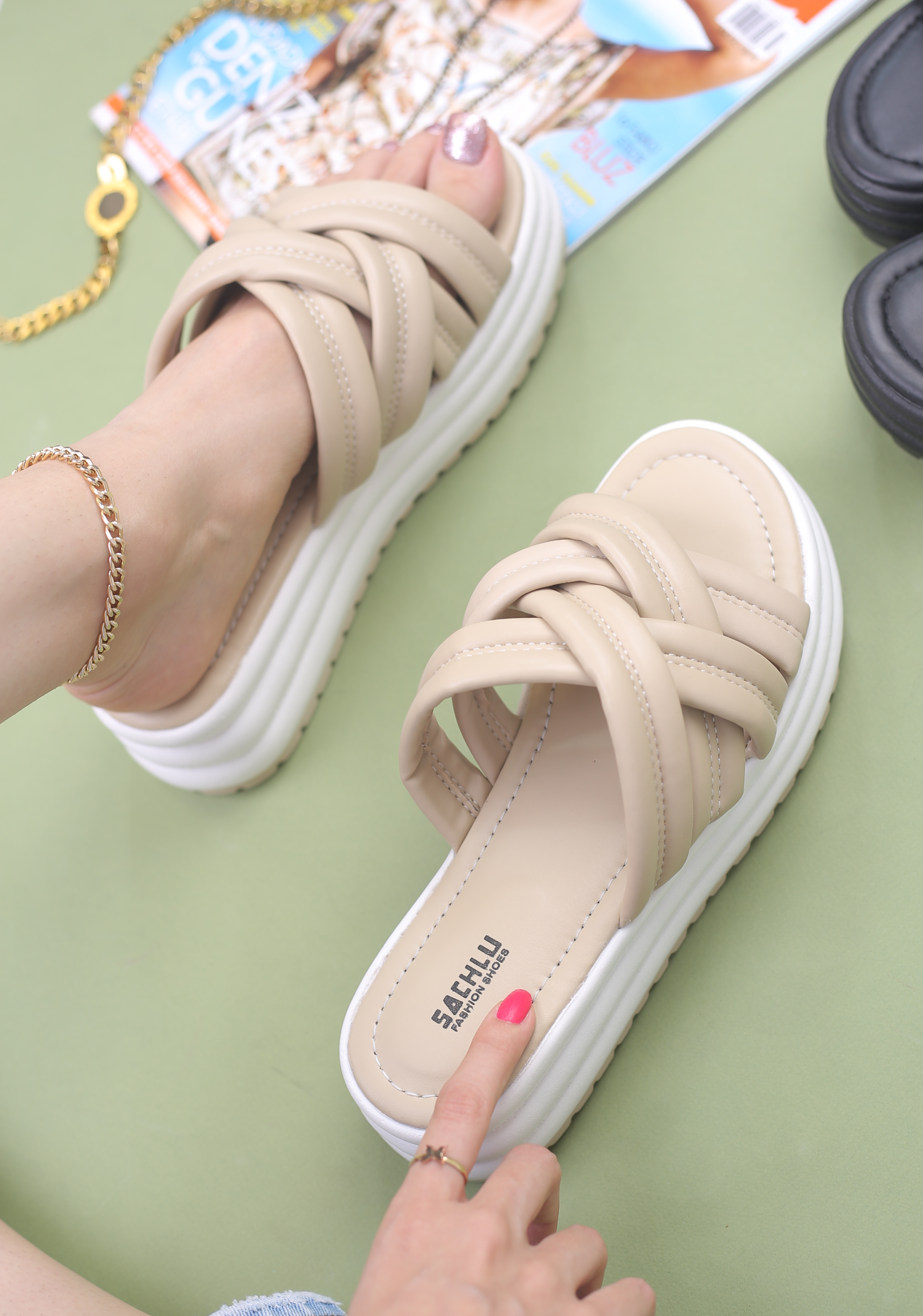 کفش صندل زنانه روفرشی ملودی