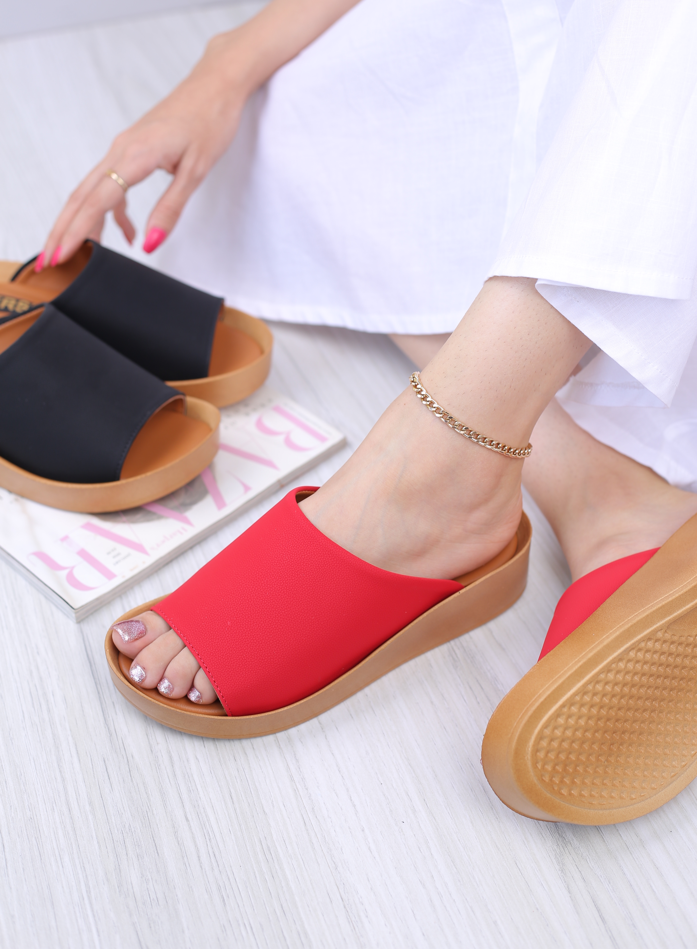 کفش صندل زنانه روفرشی گلرخ