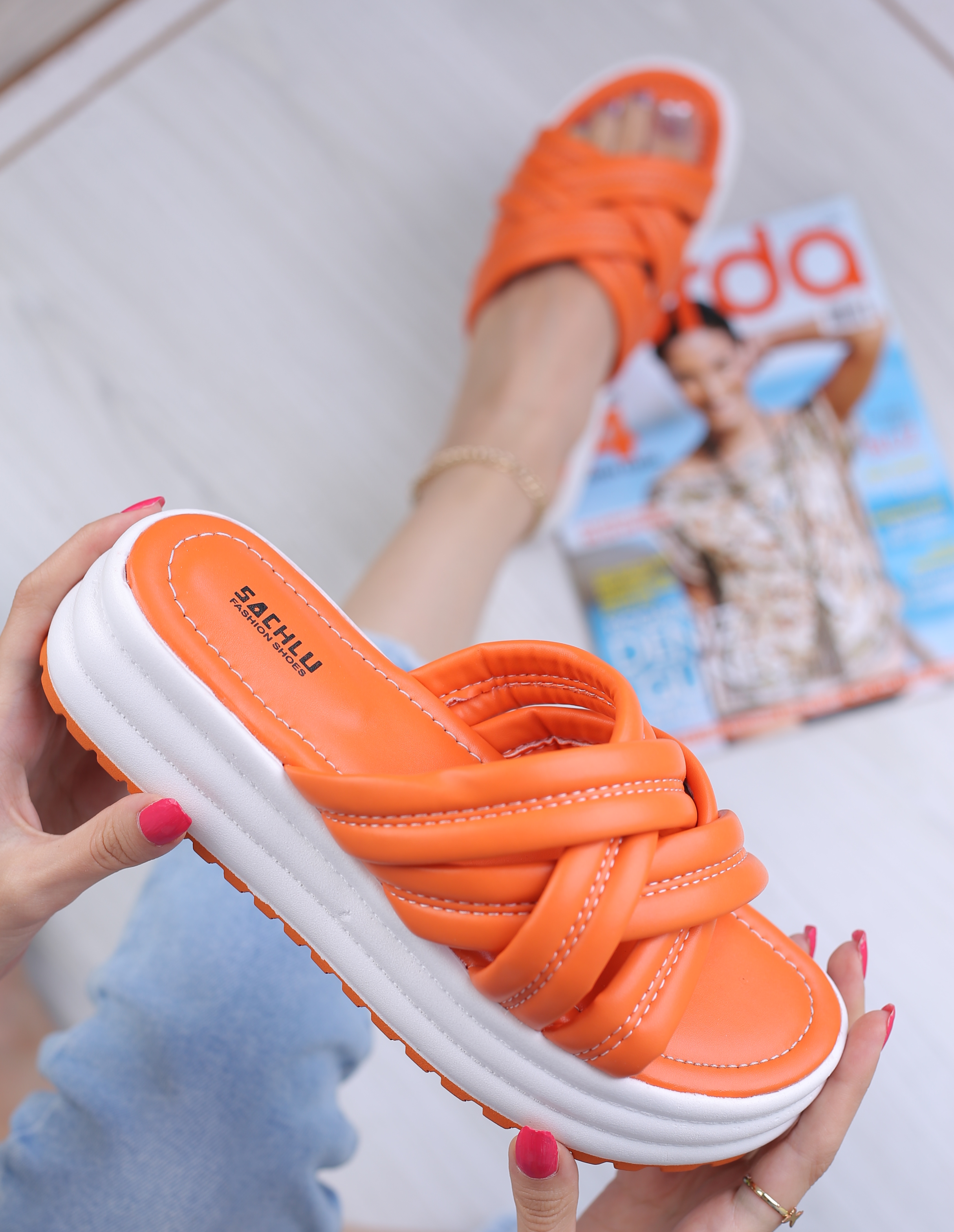 کفش صندل زنانه روفرشی ملودی