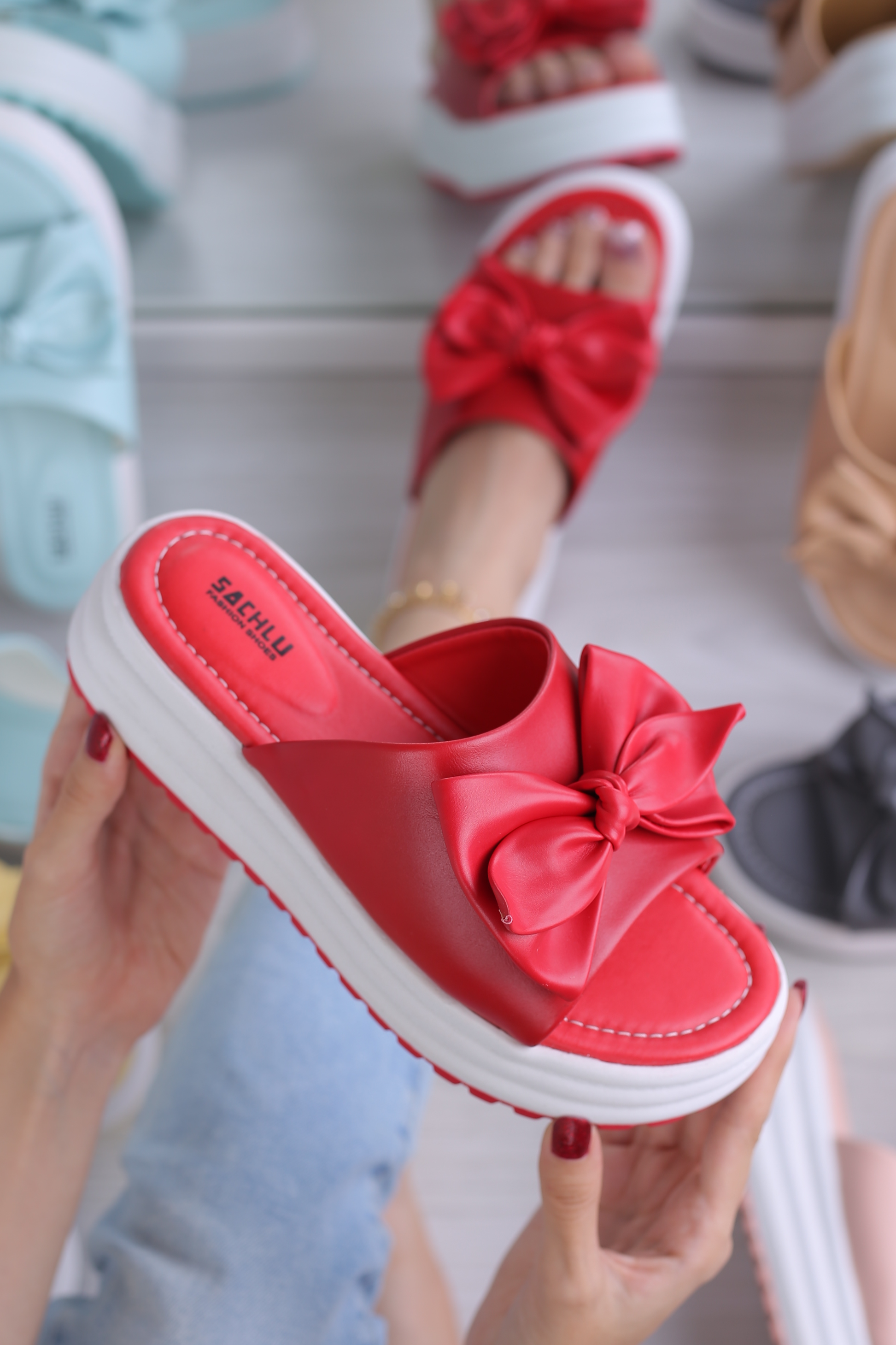 کفش صندل زنانه روفرشی آران