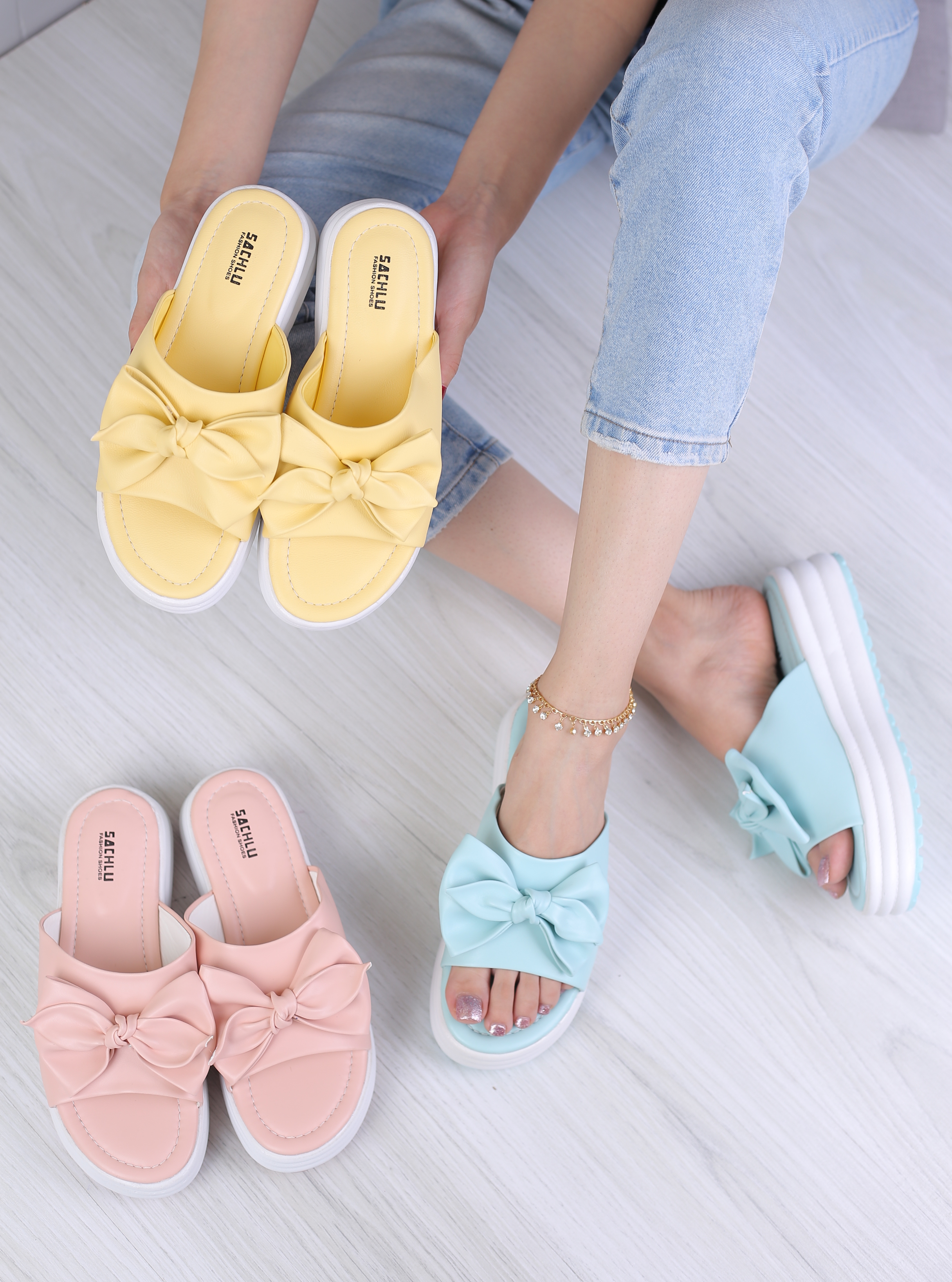 کفش صندل زنانه روفرشی آران