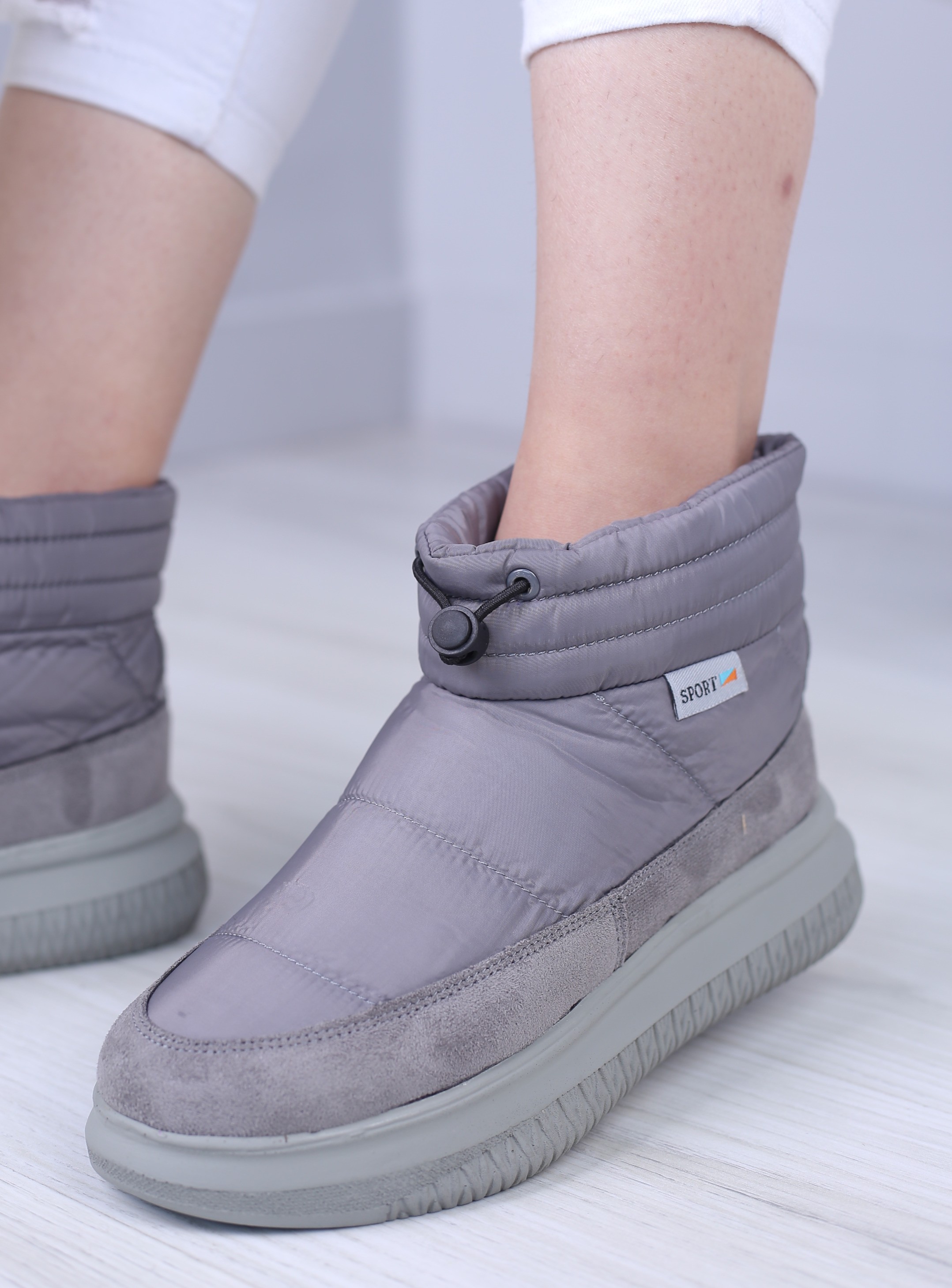 نیم بوت زنانه شمعی ساق کوتاه