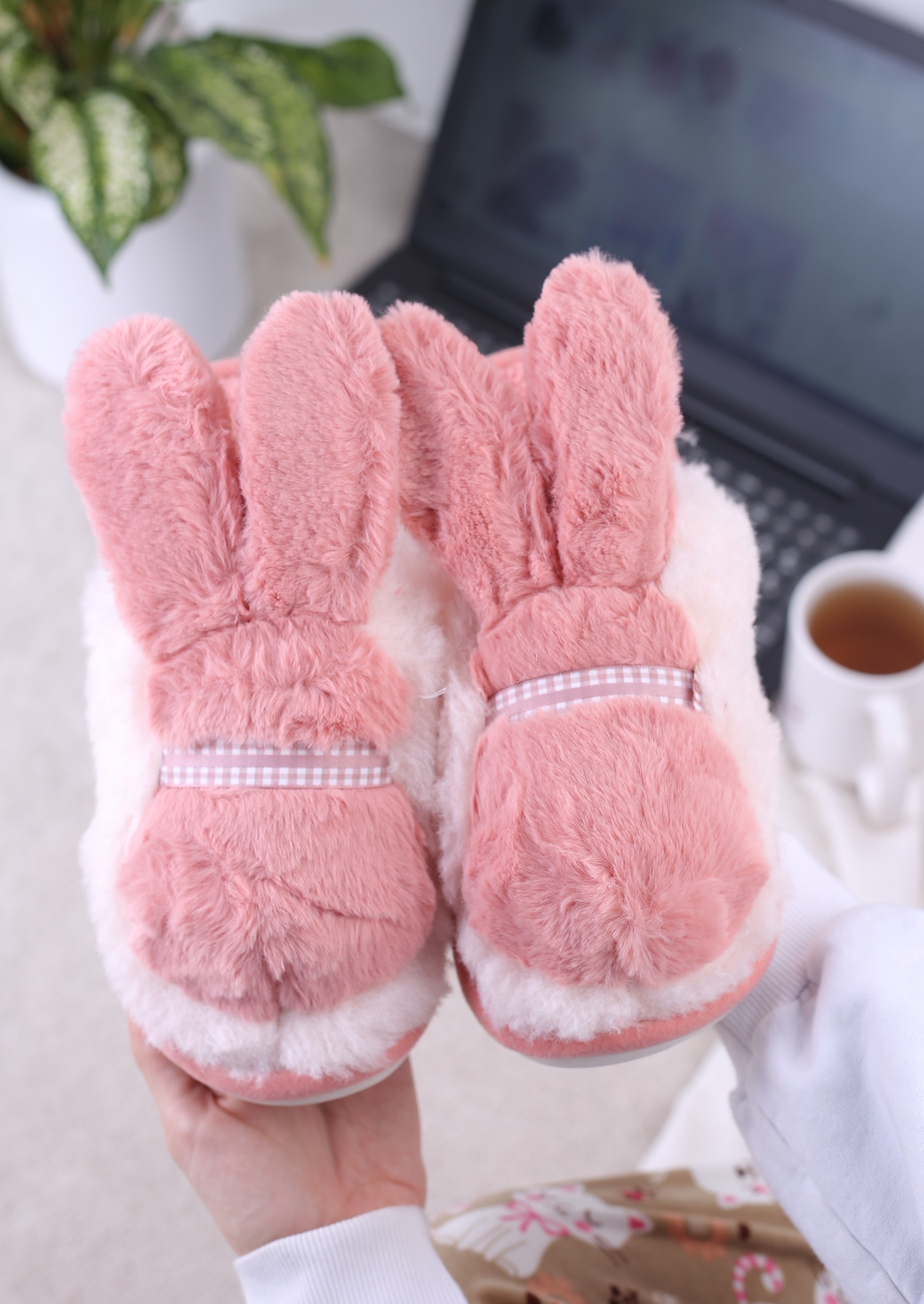 پاپوش جلوبسته زنانه خرگوش رنگی