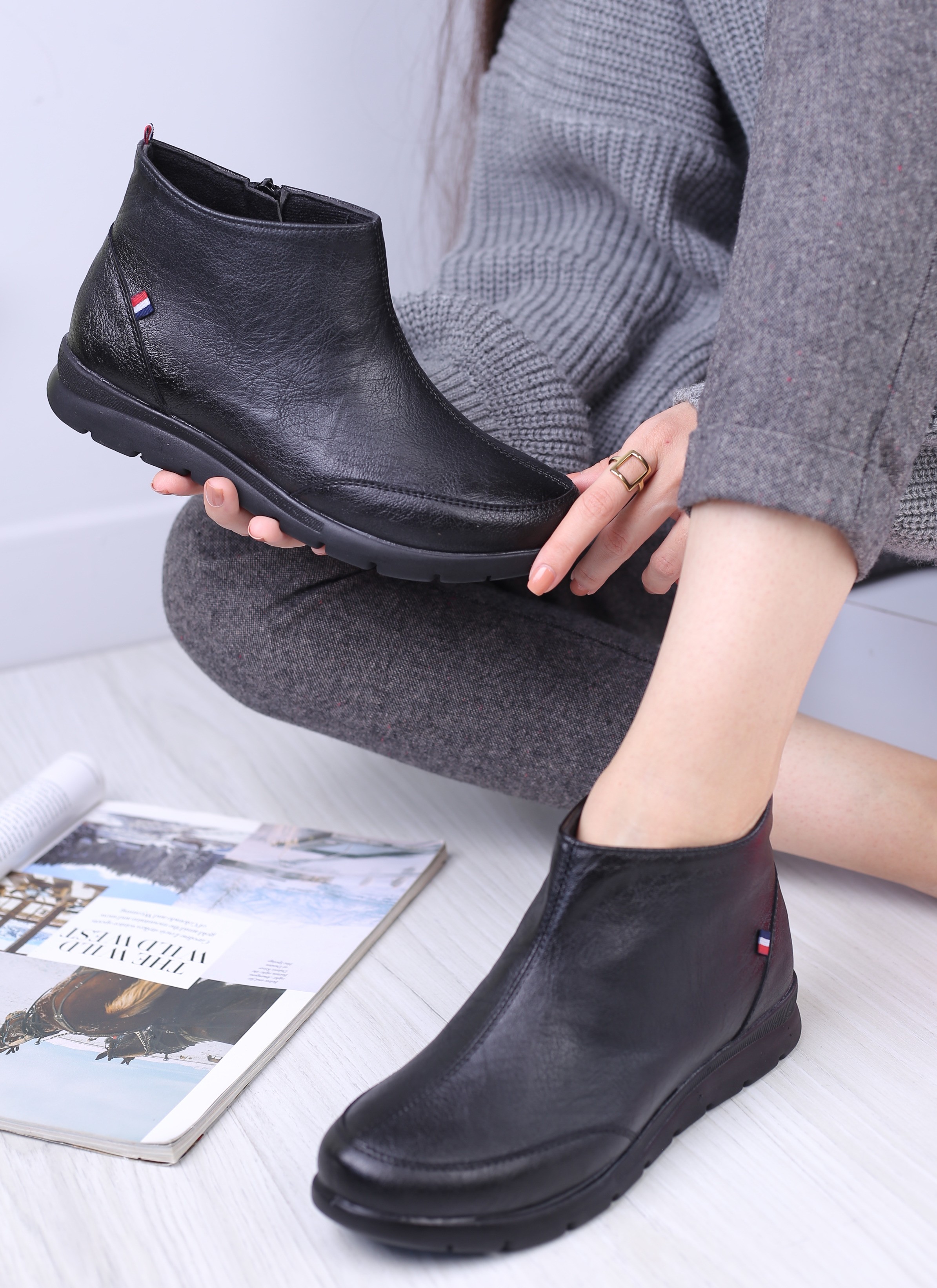 نیم بوت زنانه تامی