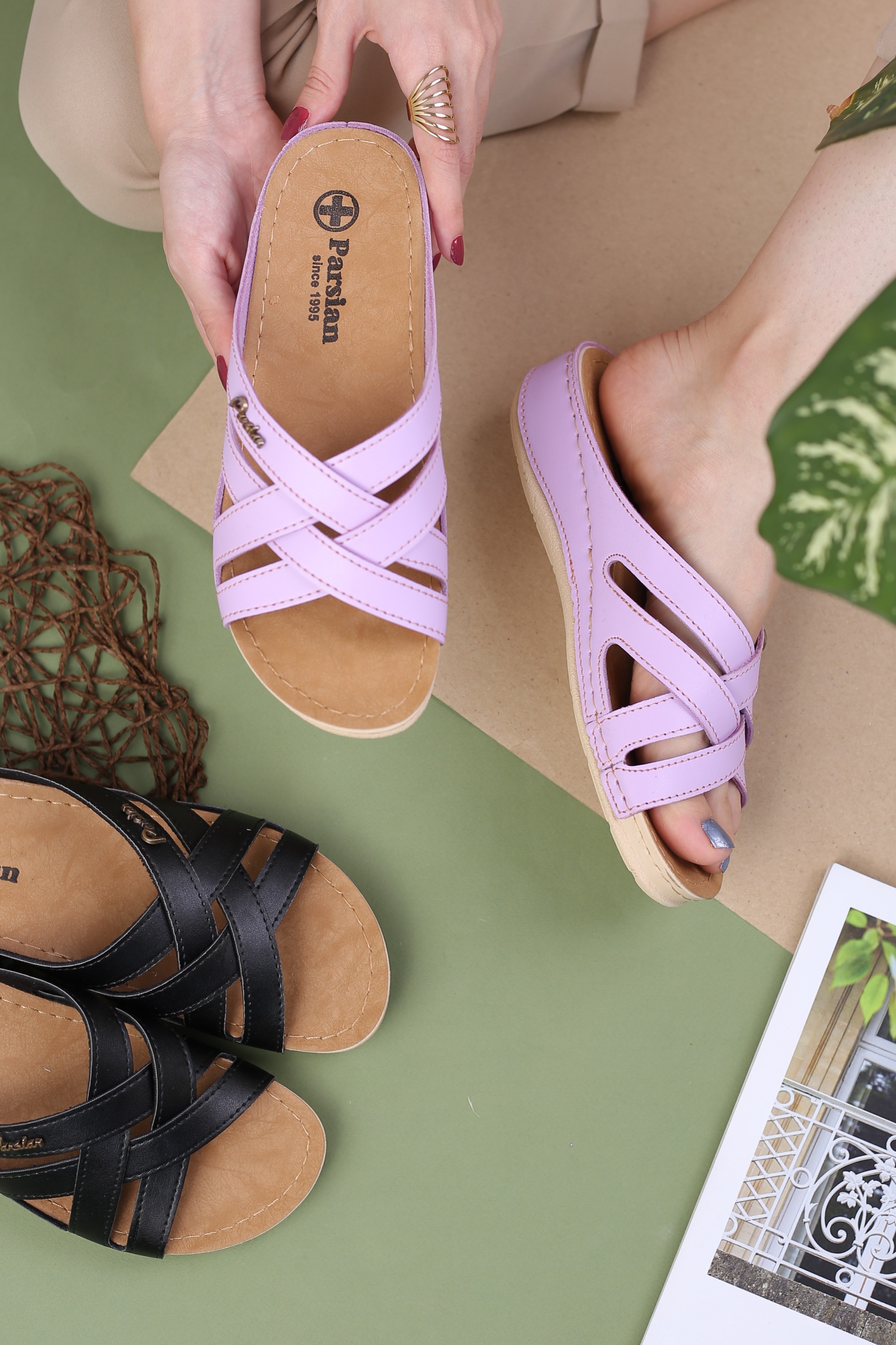 کفش صندل زنانه روفرشی ماهلین