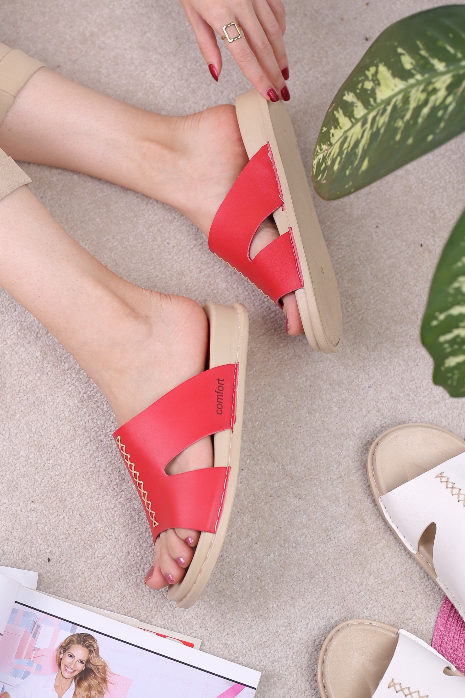 کفش صندل زنانه روفرشی ابرا