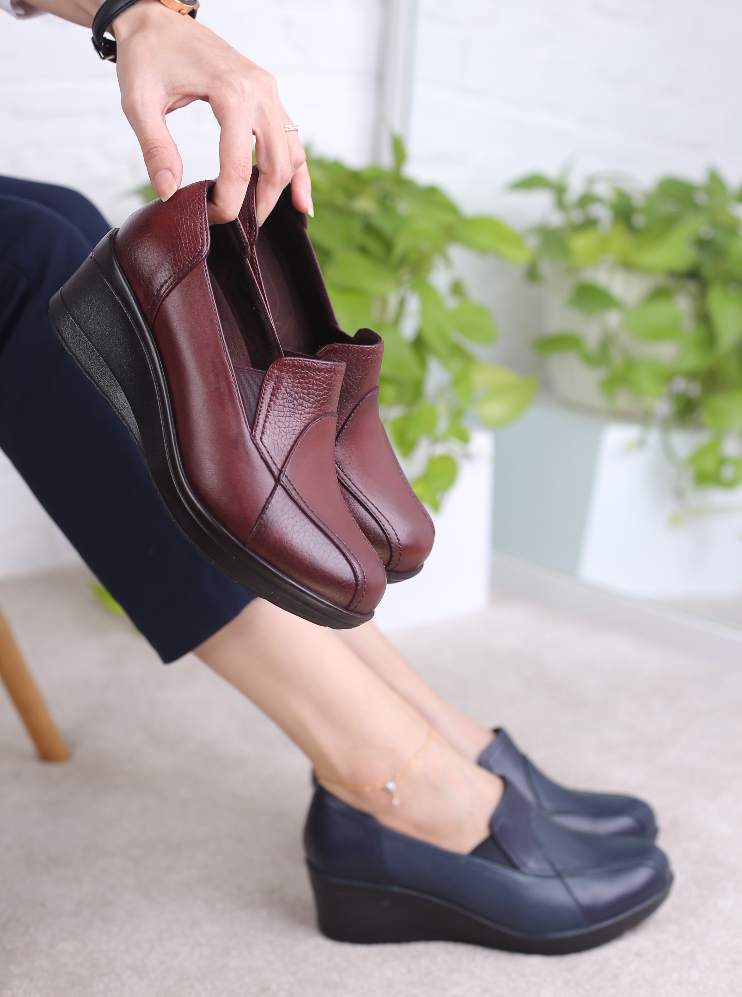 کفش پرسنلی زنانه کد 128 پلاک