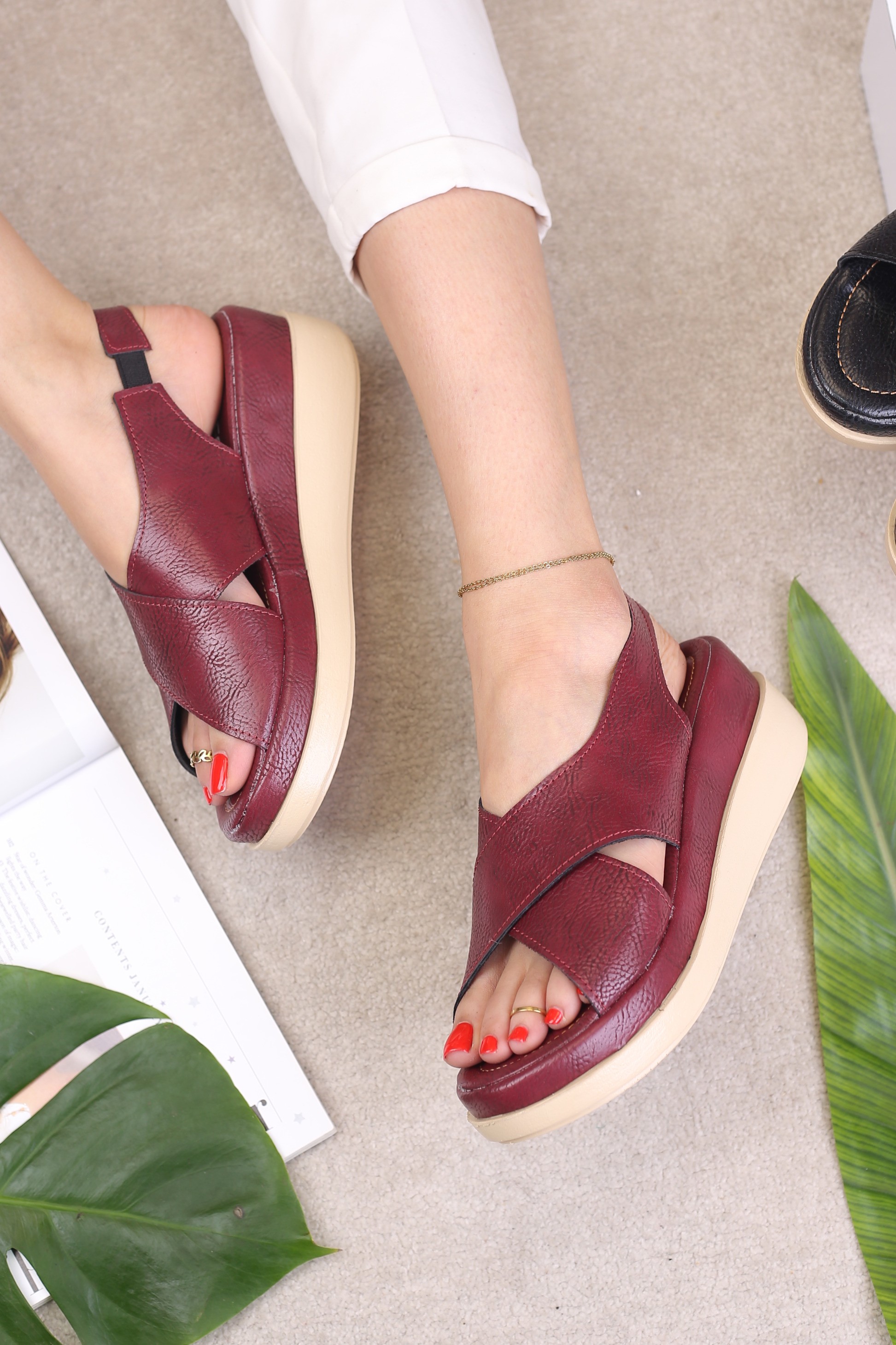 کفش صندل زنانه رکابدار هما