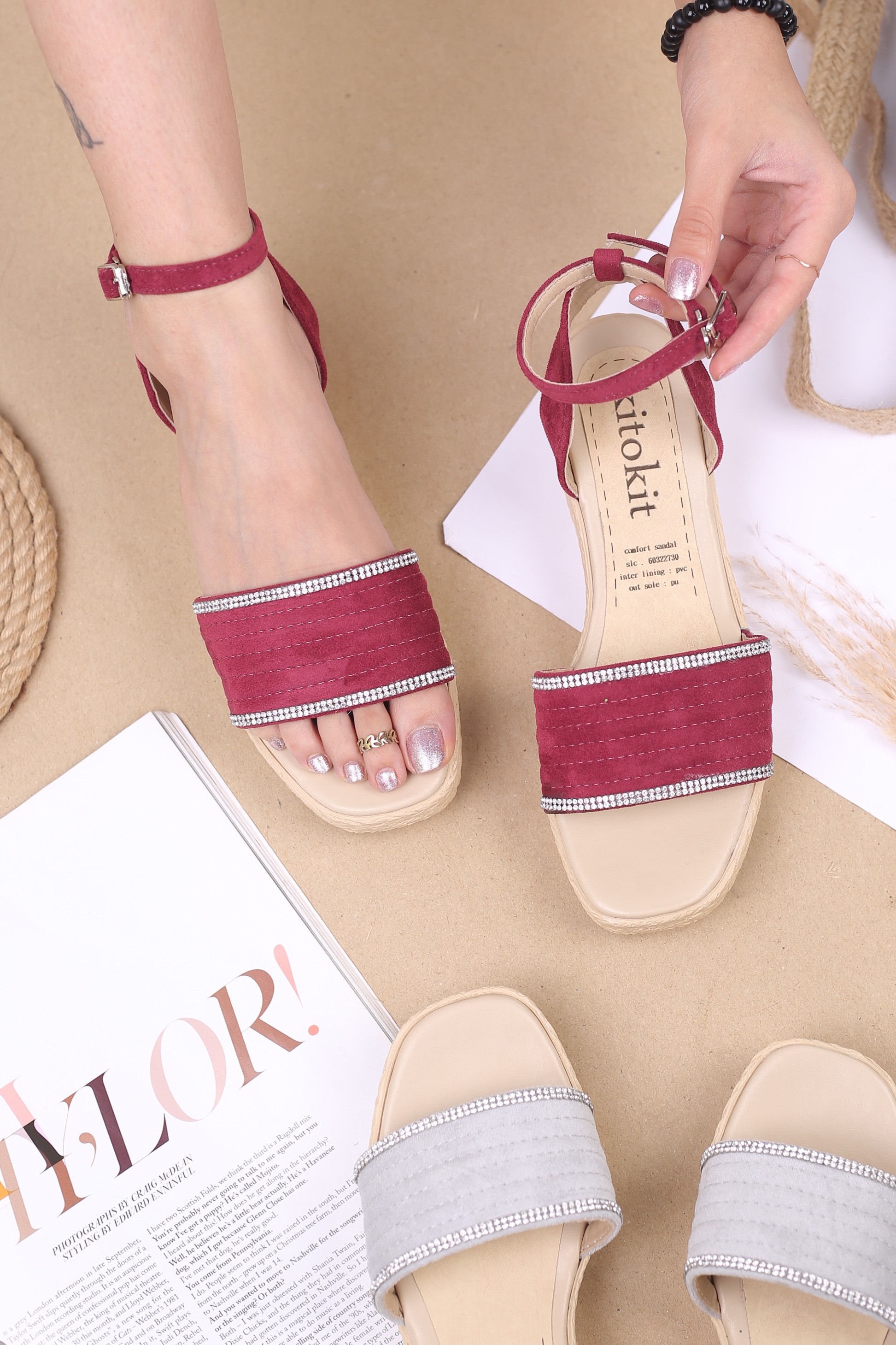 کفش صندل زنانه رکابدار سالسا