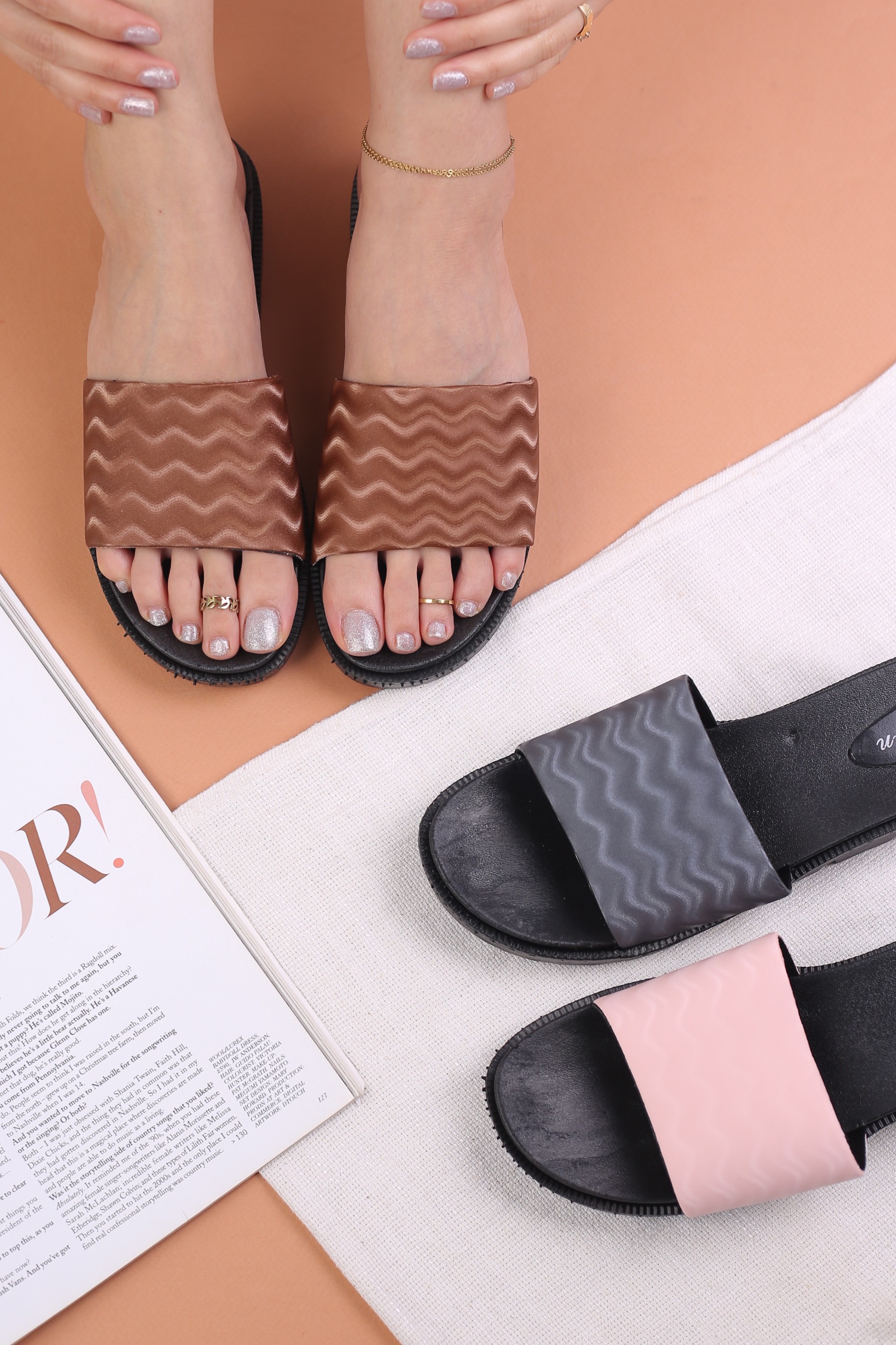 کفش صندل زنانه راحتی موج