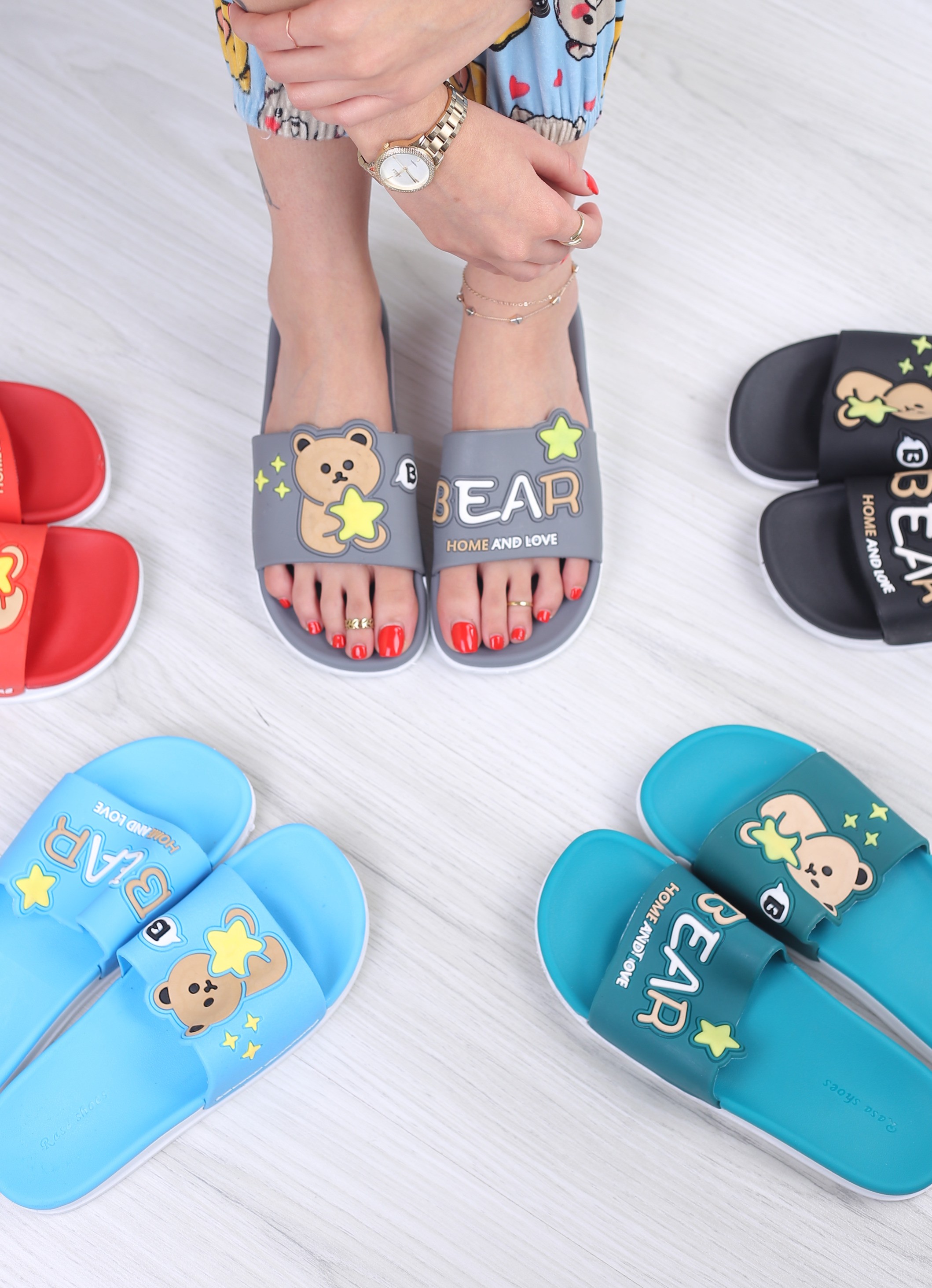 کفش صندل زنانه راحتی خرسی