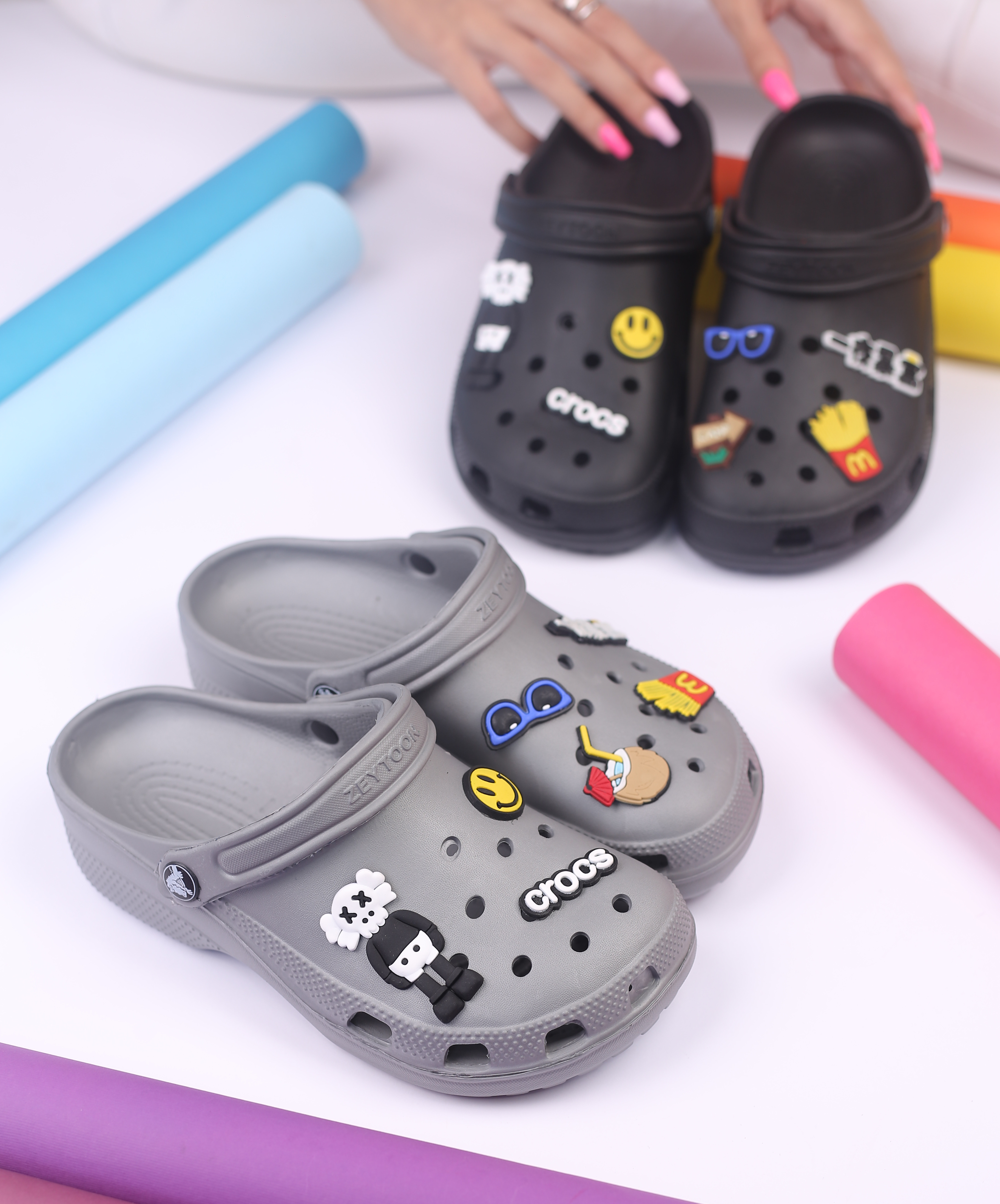 کفش صندل ست زنانه و مردانه رکابدار کراکس 2