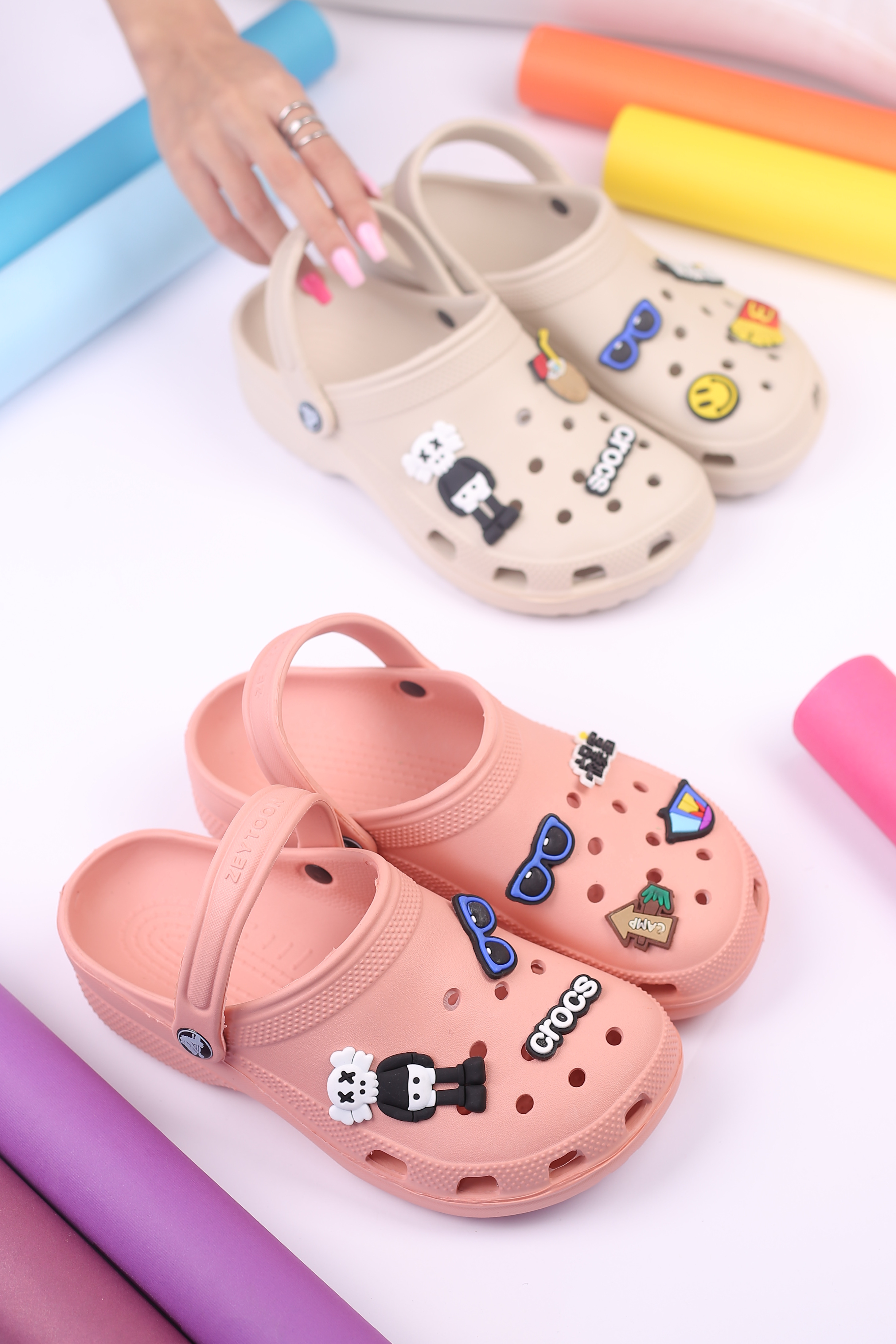 کفش صندل ست زنانه و مردانه رکابدار کراکس 2