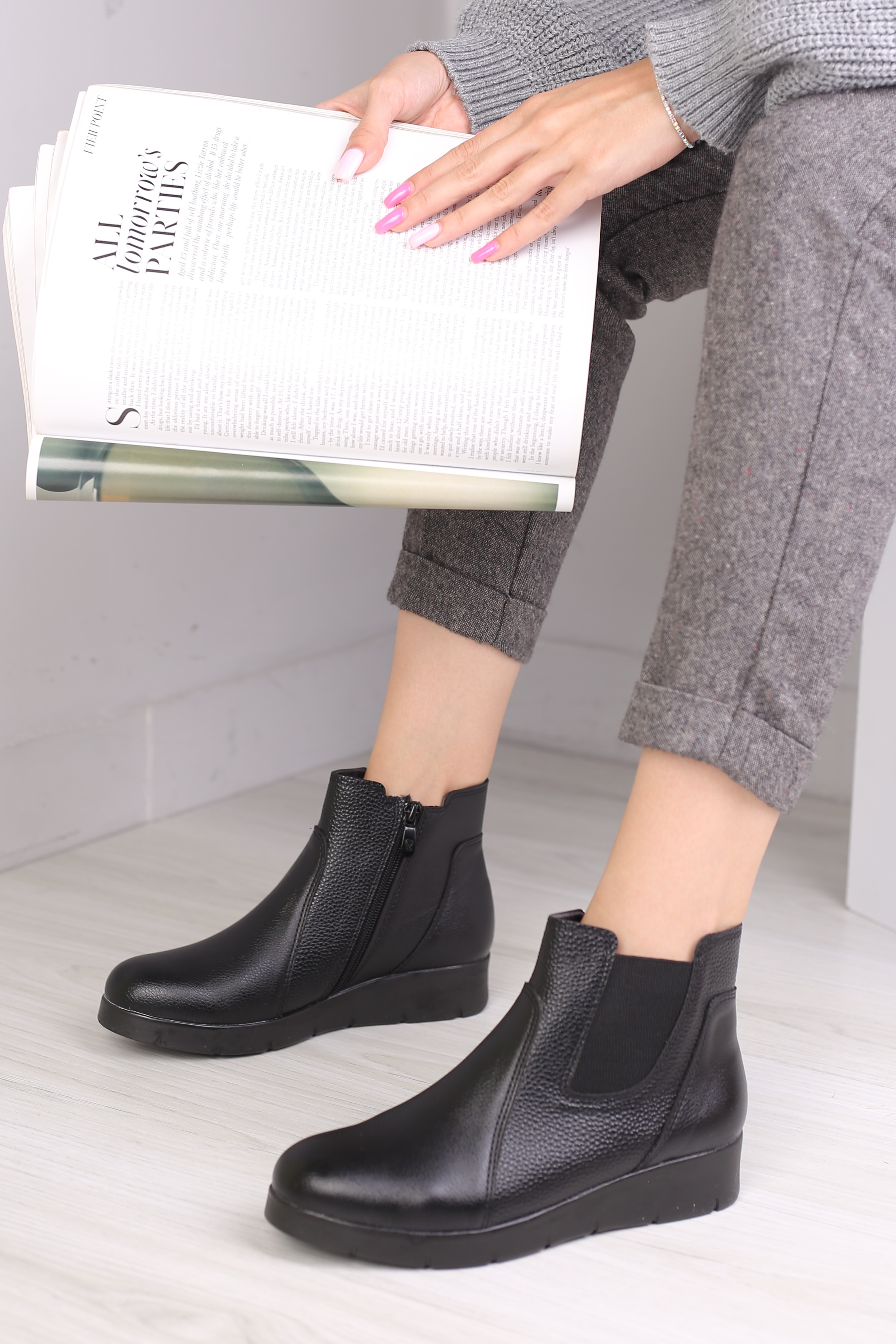 بوت زنانه بغل کش 002