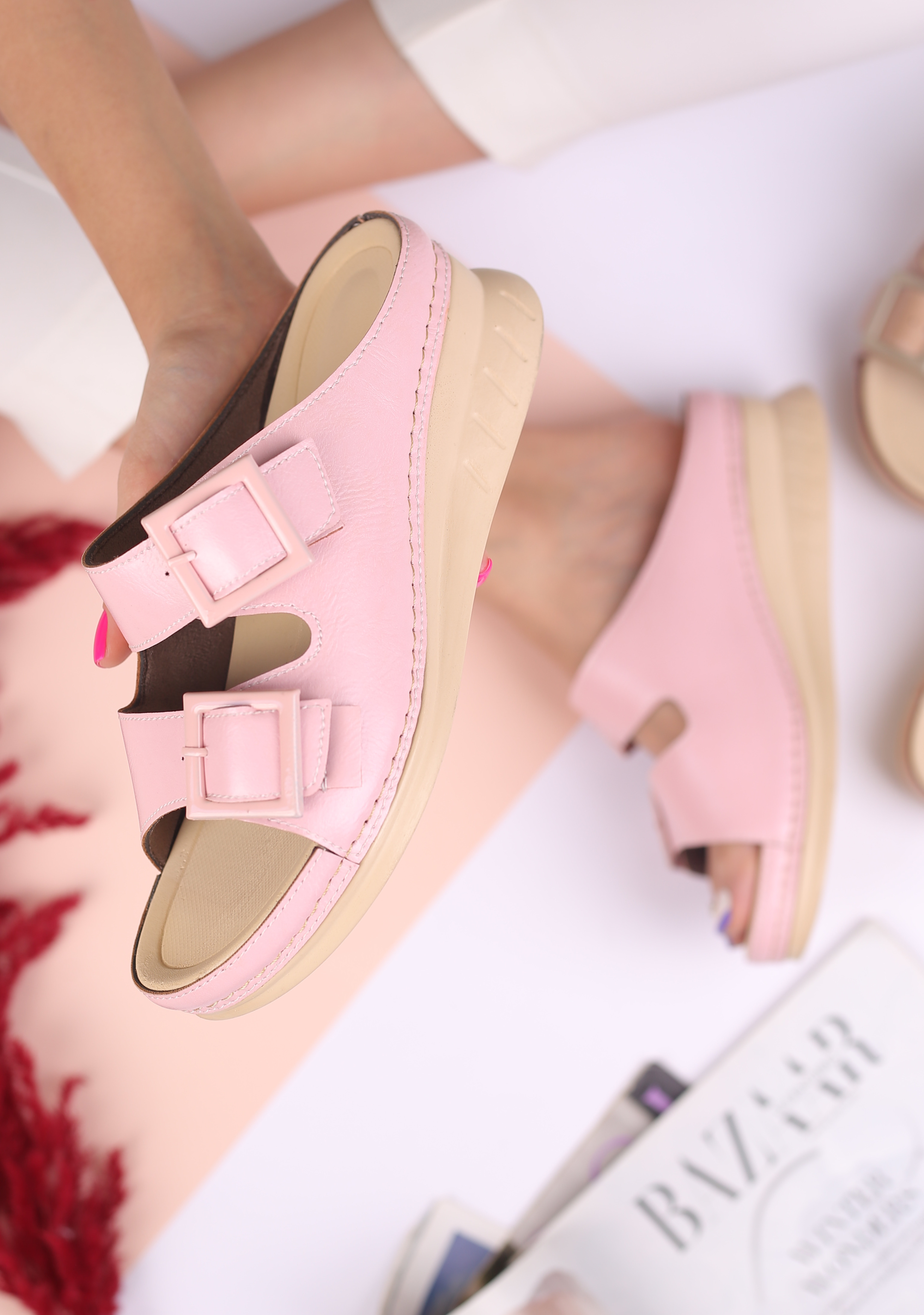 کفش صندل زنانه روفرشی همتا