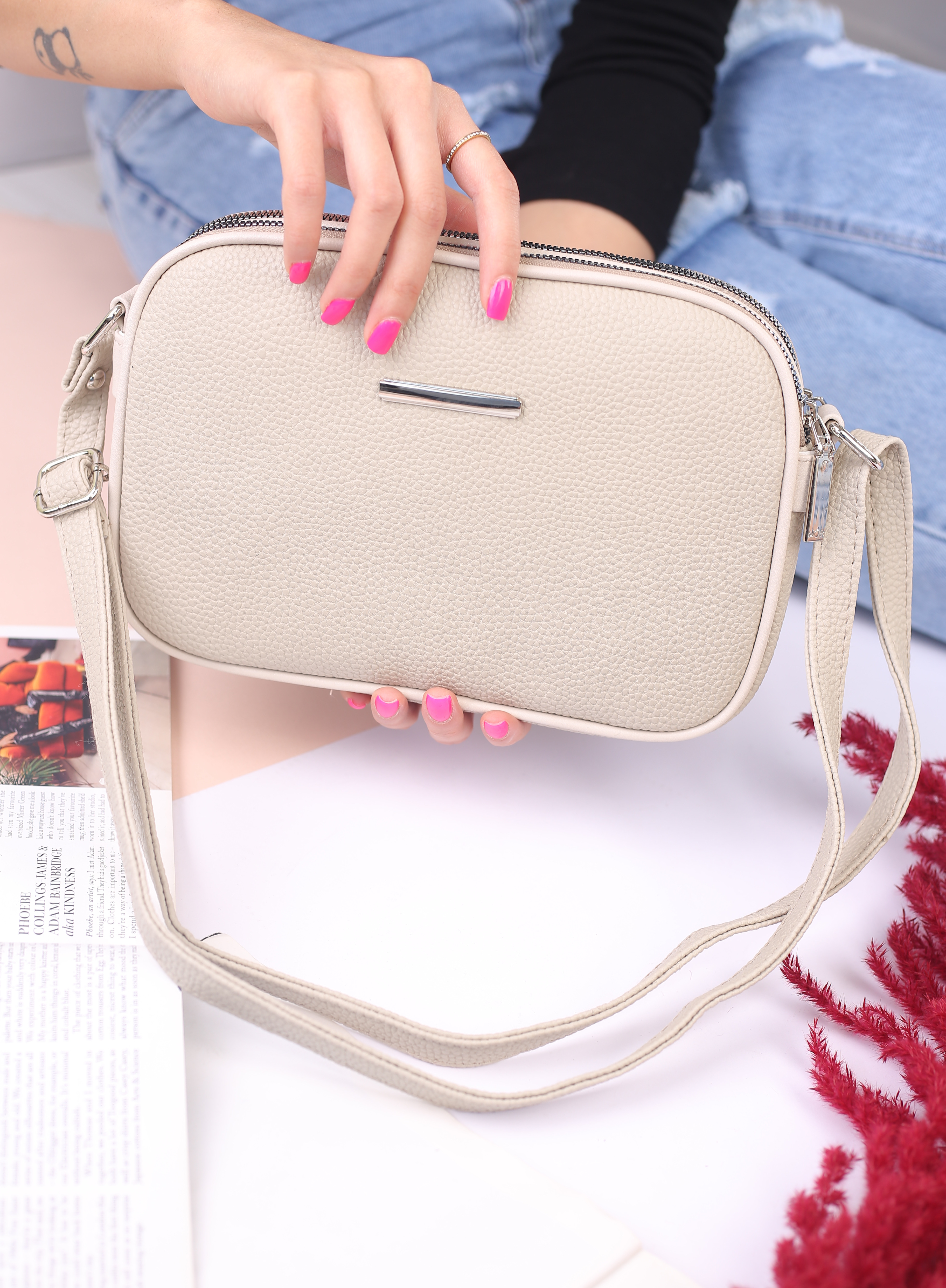 کیف دوشی زنانه کد 457