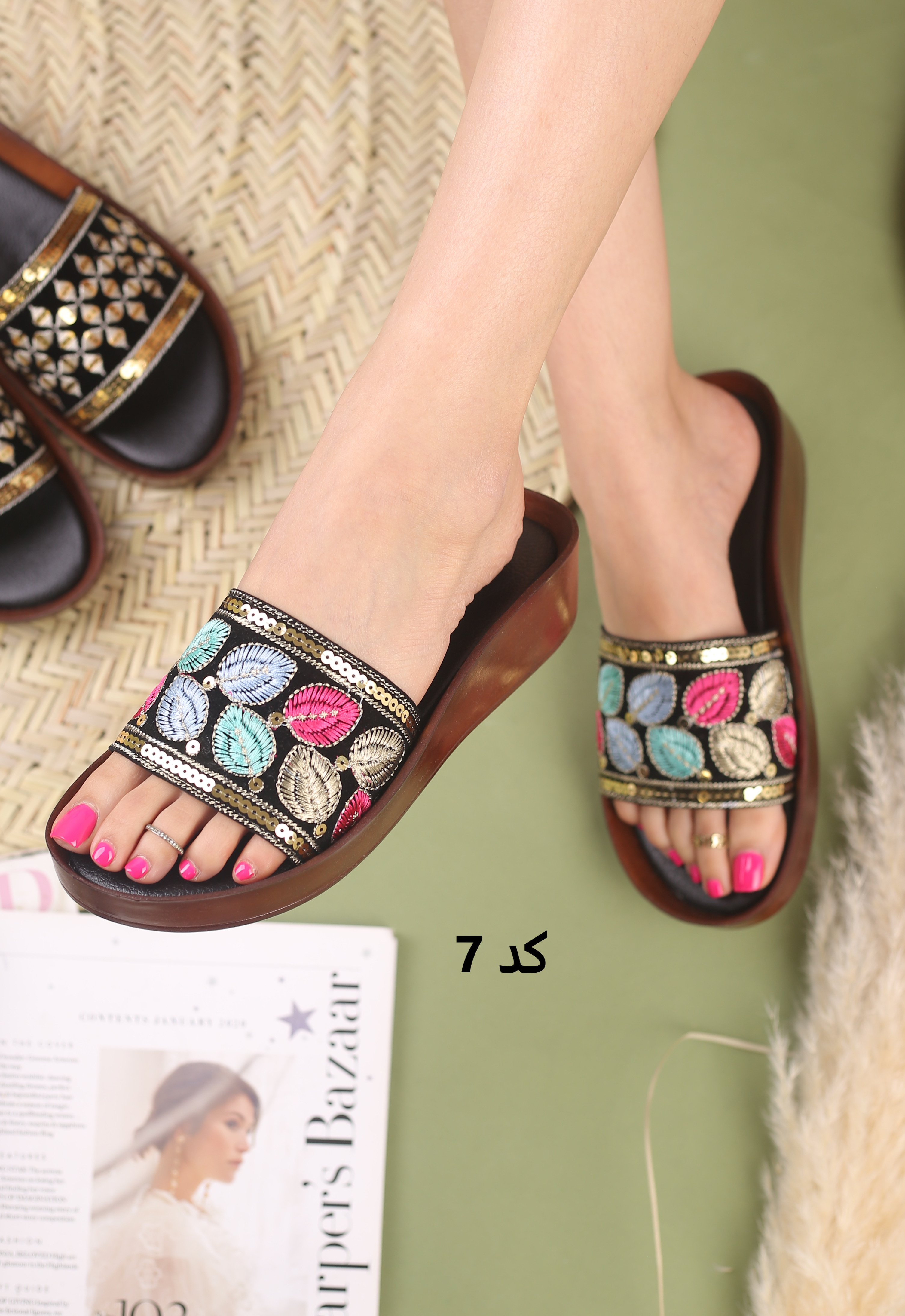 کفش صندل زنانه روفرشی طبی سنتی