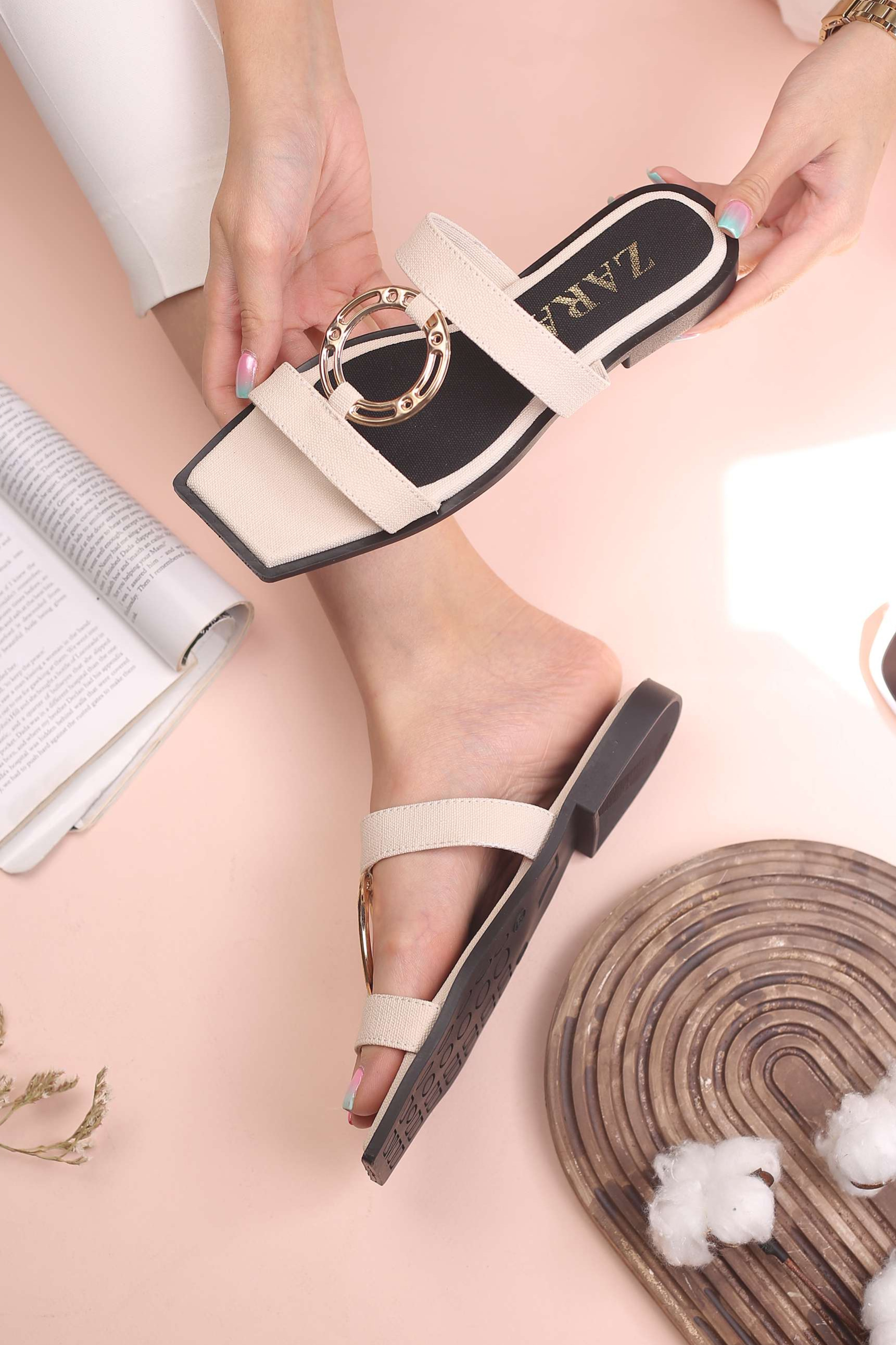 کفش صندل زنانه راحتی حلقه