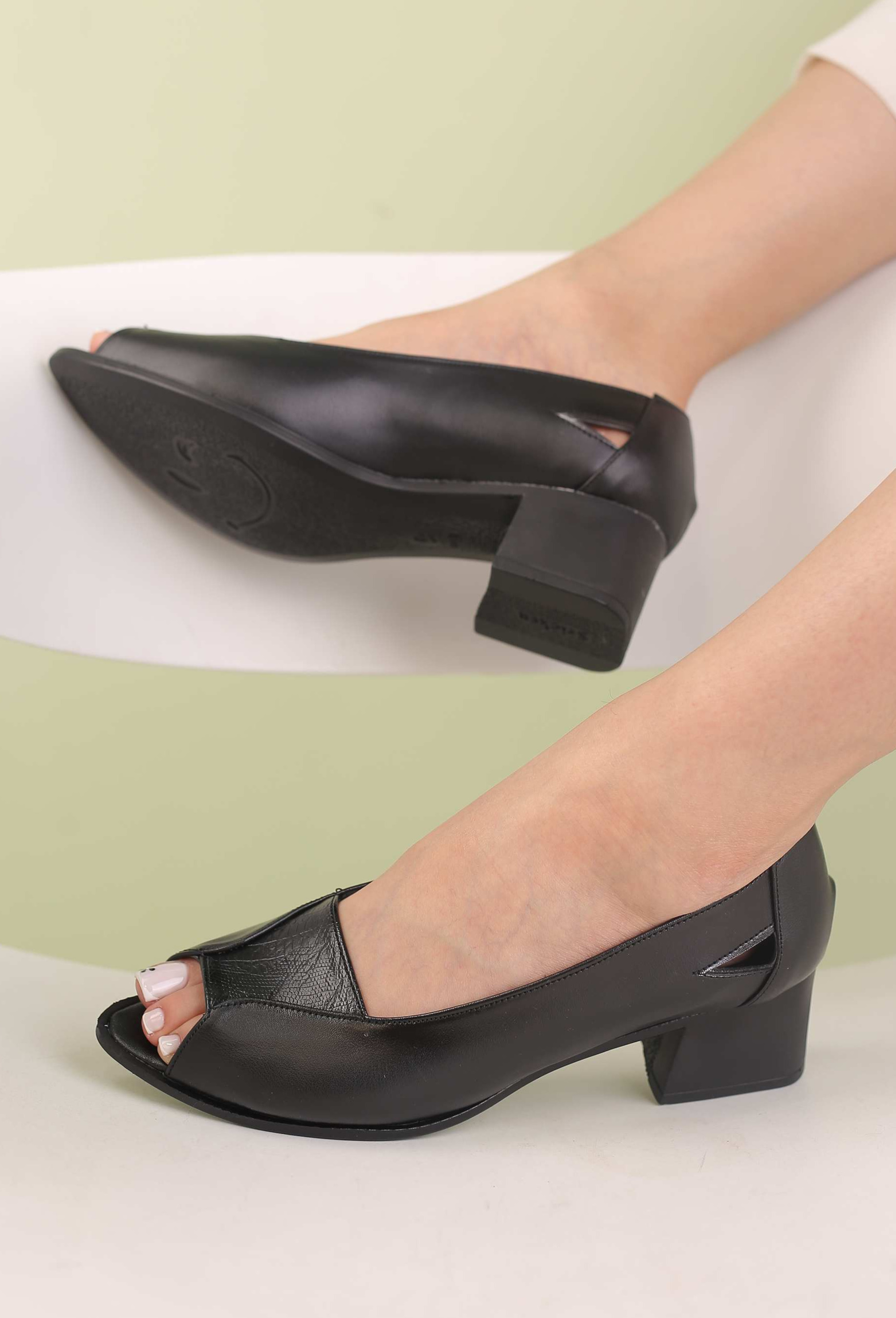 کفش پرسنلی پاشنه دار زنانه ملیکا