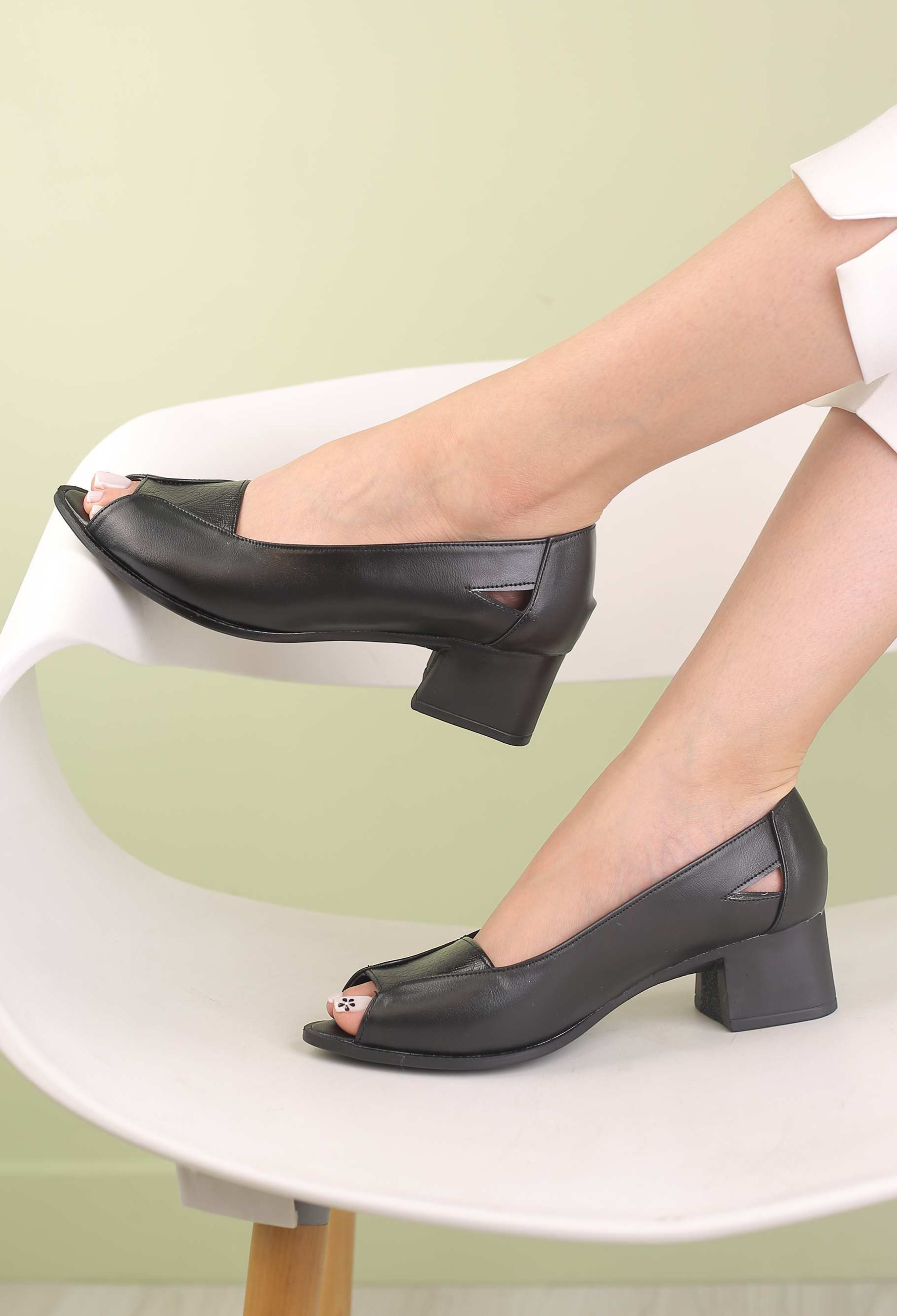 کفش پرسنلی پاشنه دار زنانه ملیکا